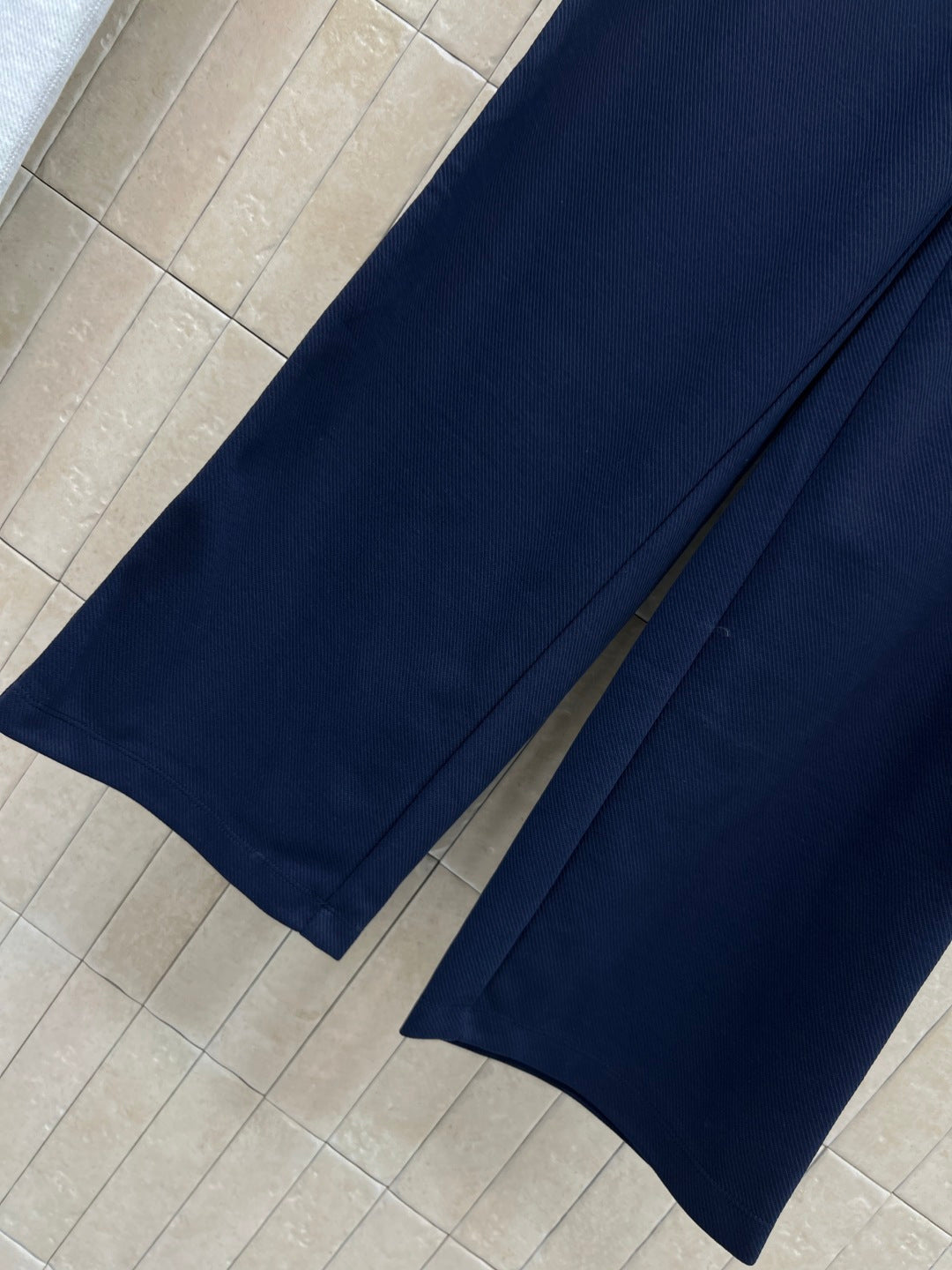 CC 26 Double-waistband Wide-leg Sweatpants in Cotton 385690