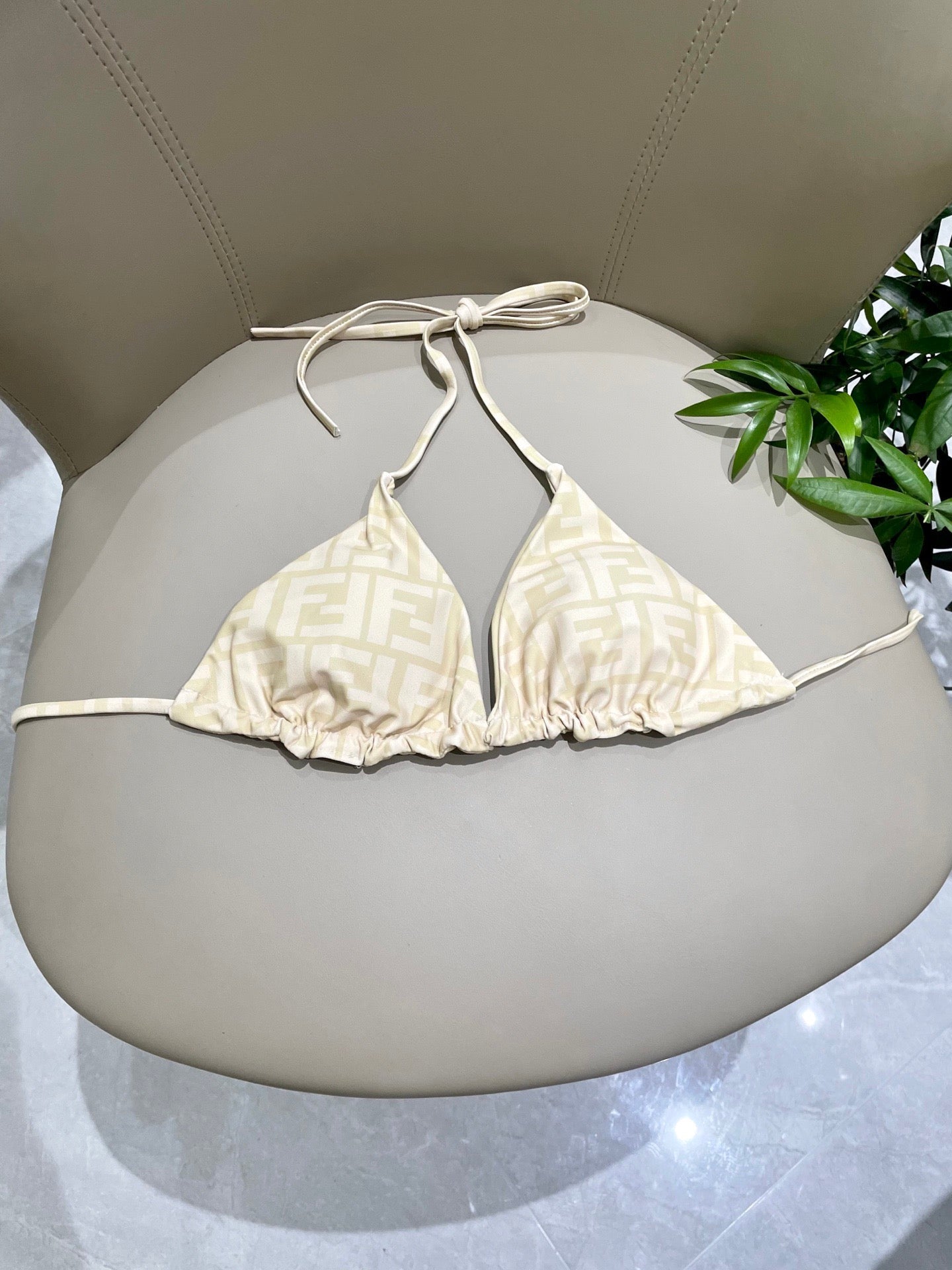 FF Swimsuit Beige Polyamide 180511