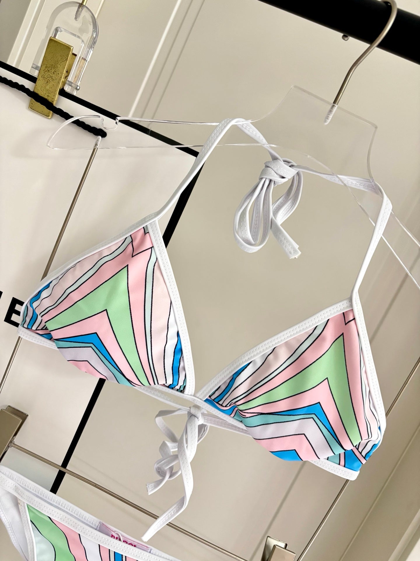 Pucci Printed Two-Piece Bikini Blue Cotton Blend228094