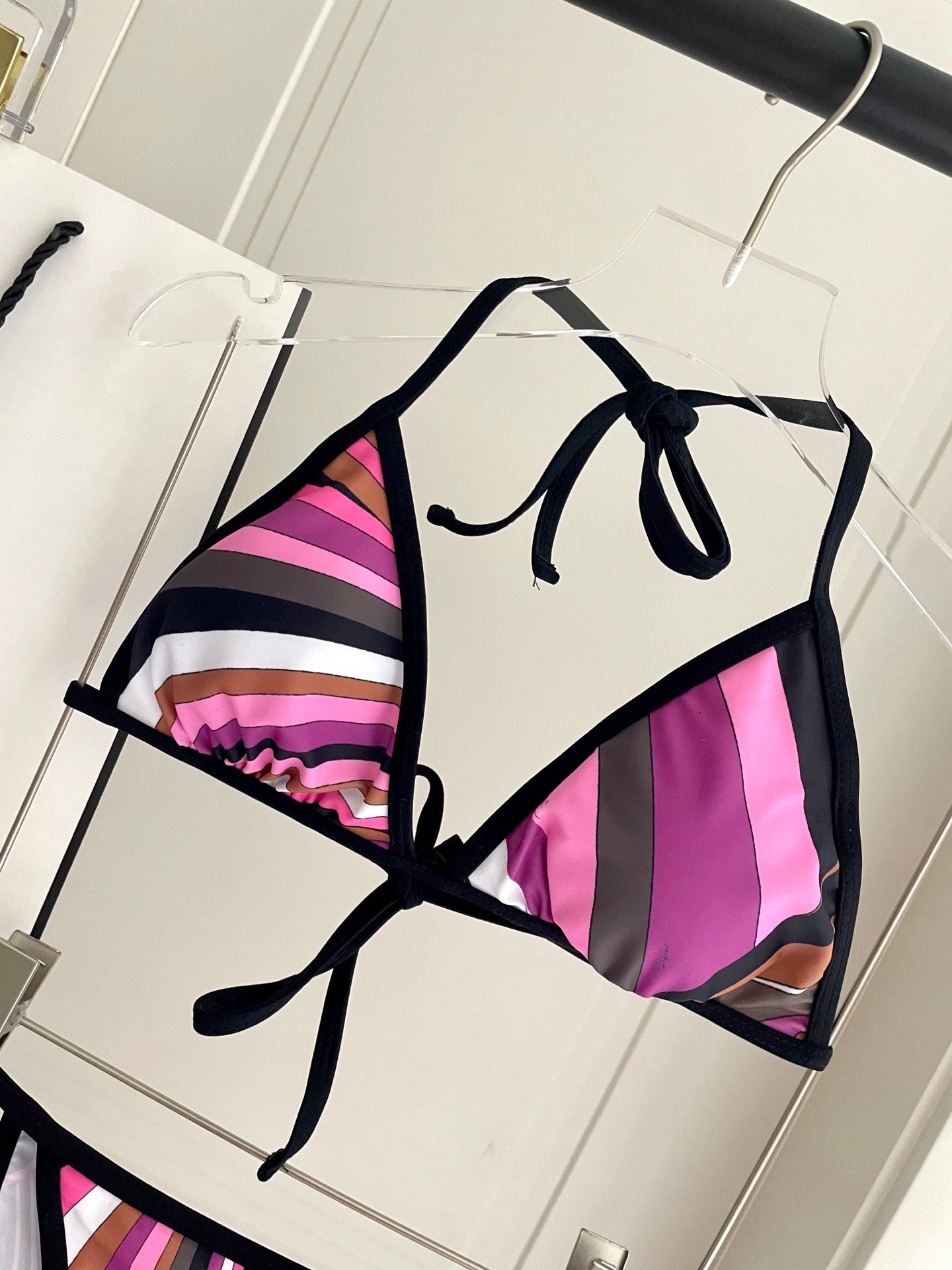 Pucci Printed Two-Piece Bikini Multicolor Cotton Blend 149641