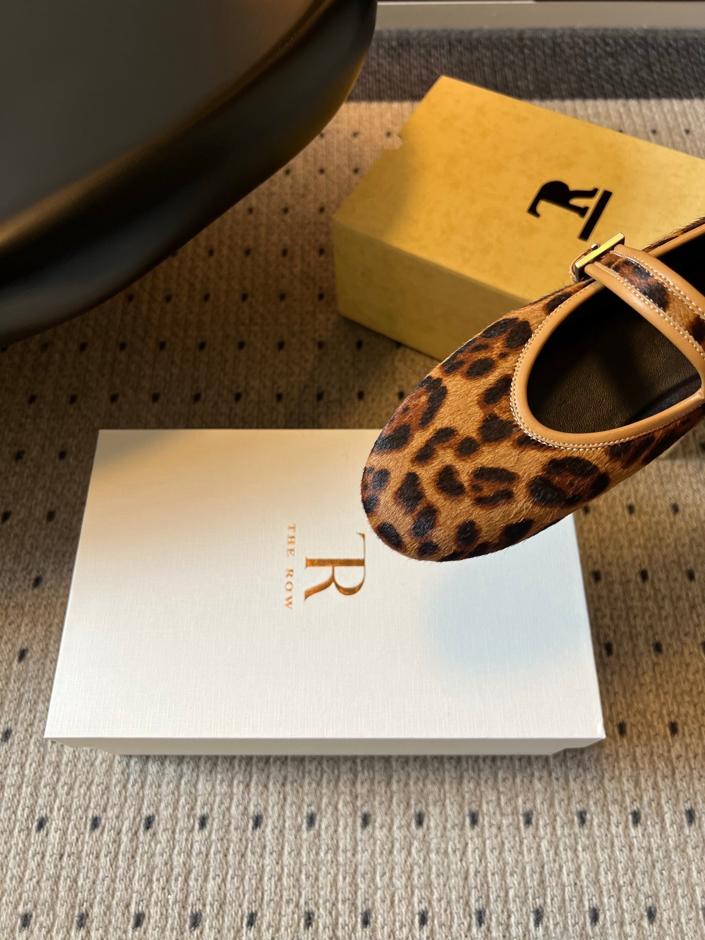 TR 26SS One-Strap Mary Jane Flats Horsehair 36166