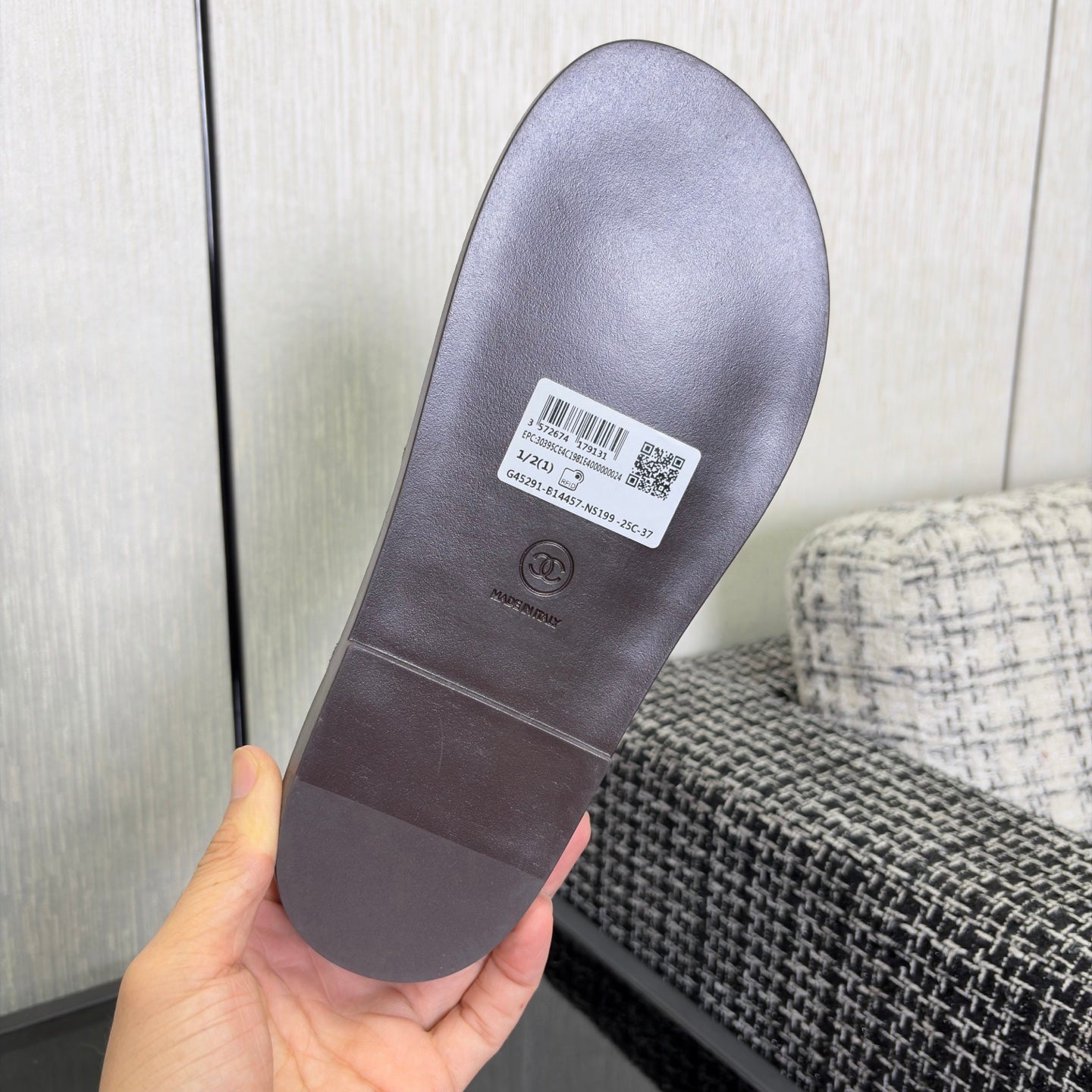 CC Sandals Chocolate Suede Leather 935910