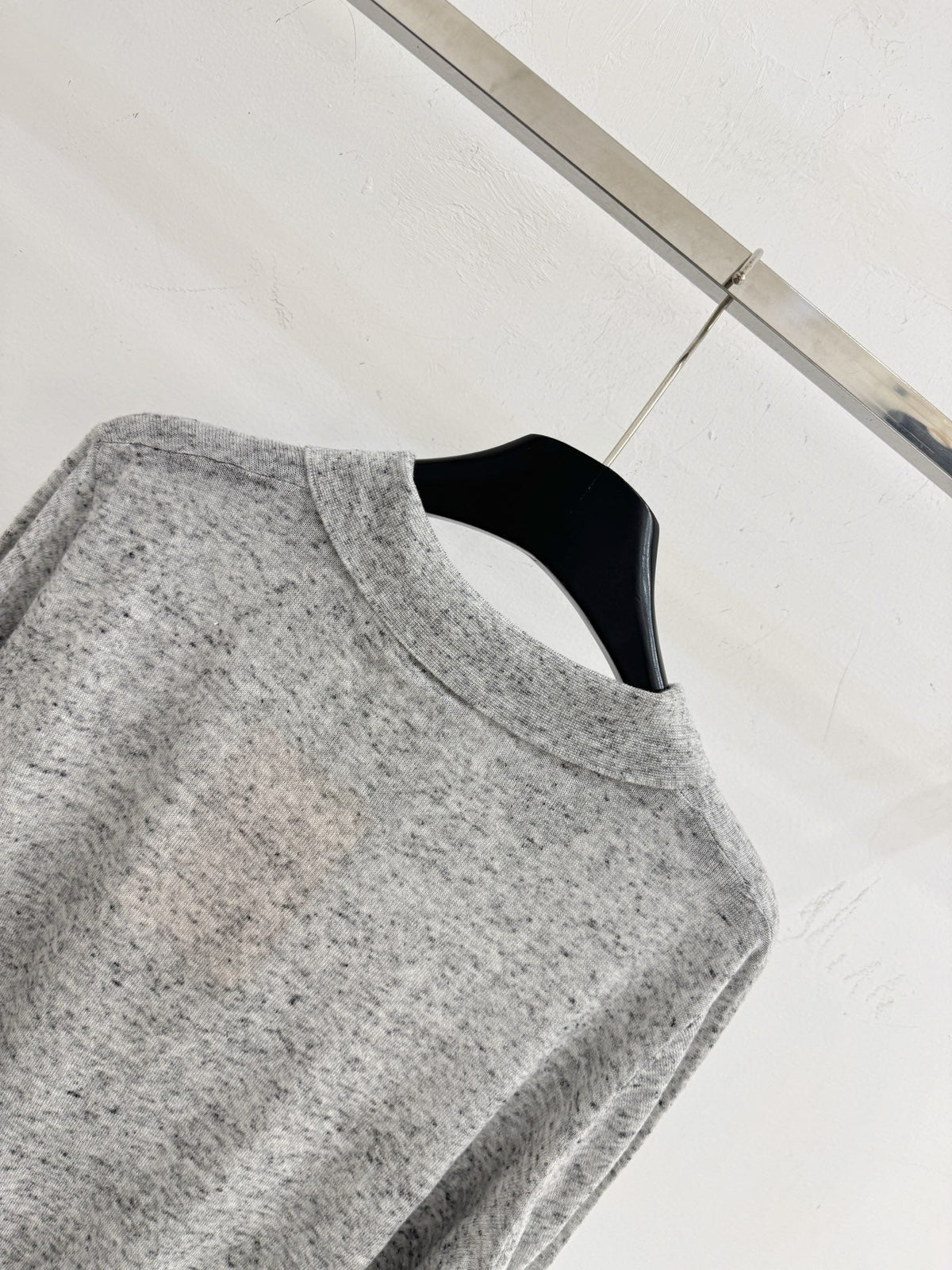 Miu Logo Patch Knit Polo Sweater Wool 794377