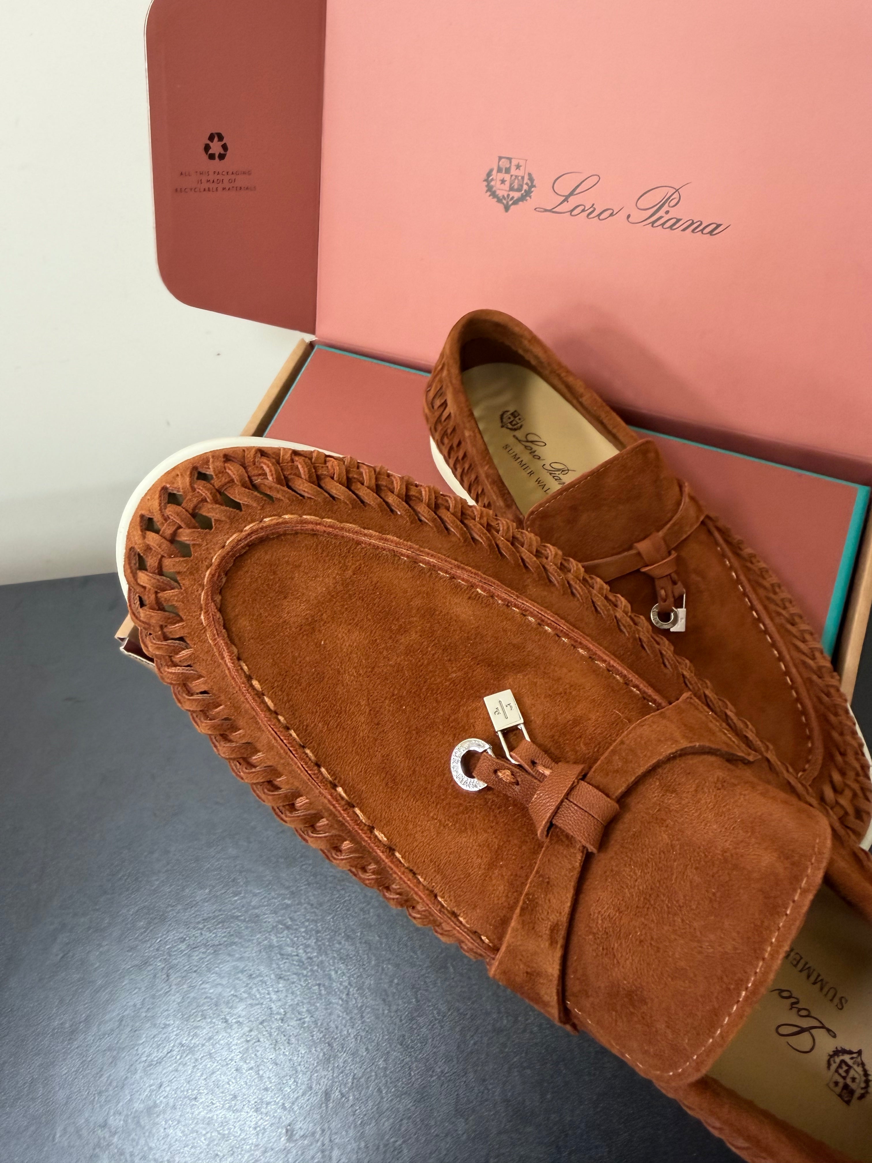 LP Summer Charms Walk Loafers Brown Suede 984724