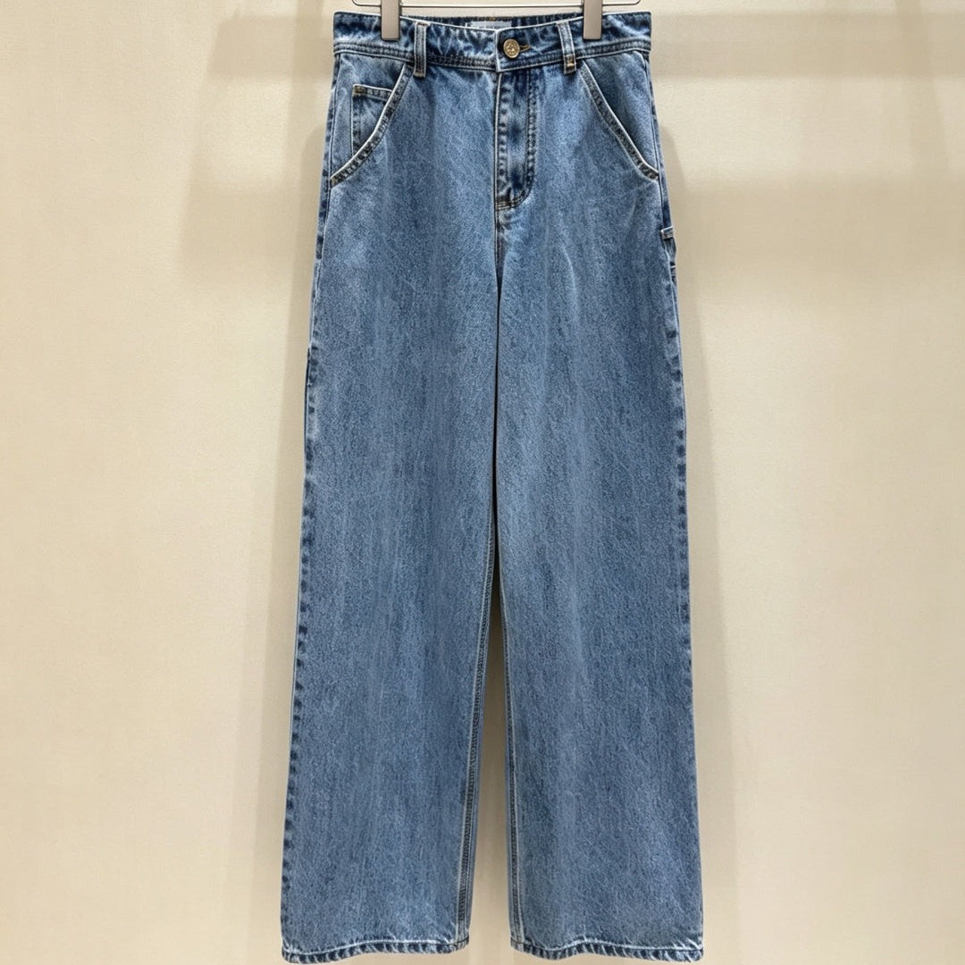 Chanel 26S Wide-Leg Jeans 1542