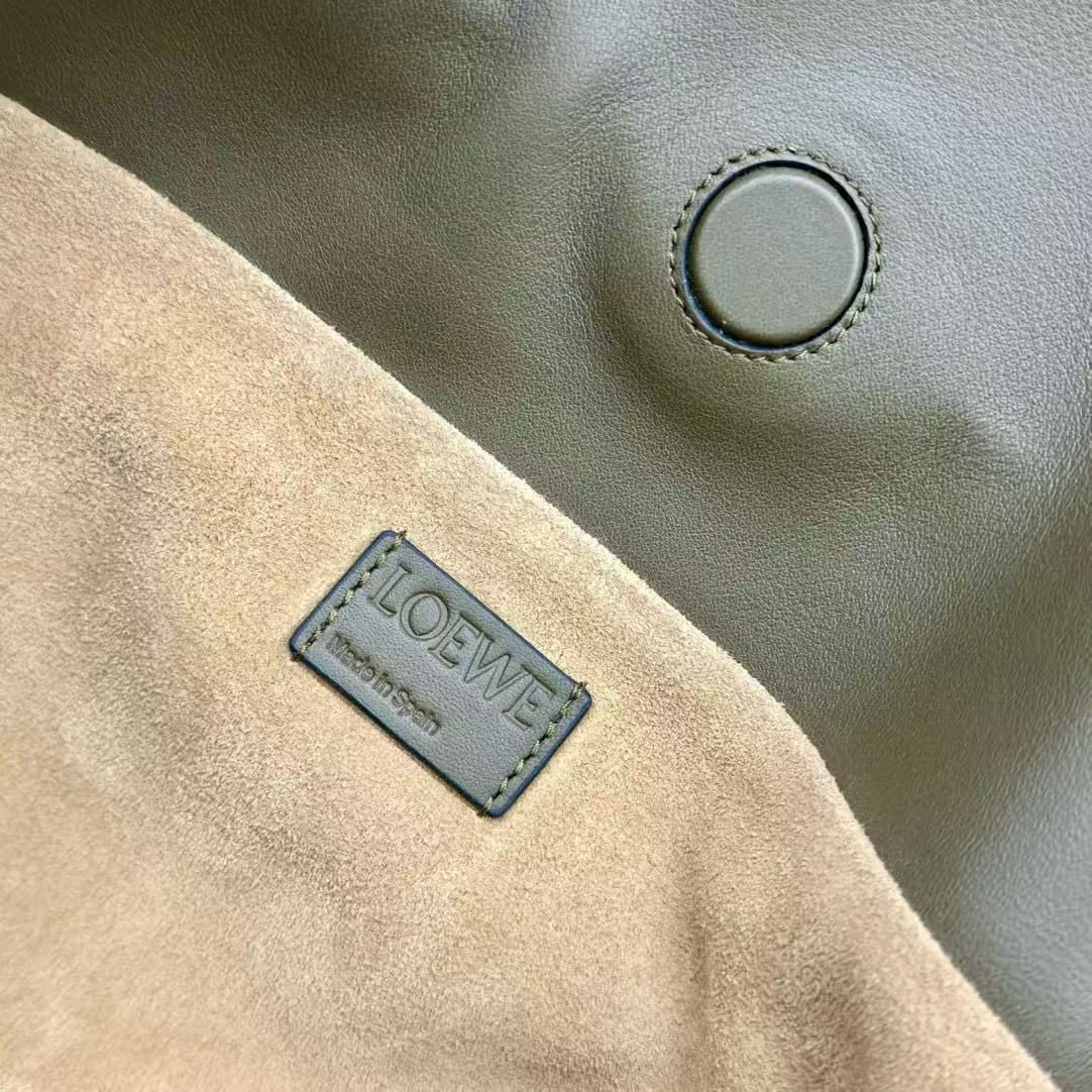 Loewe Flamenco Lucky Bag 30 Eucalyptus Olive Green Nappa Lambskin