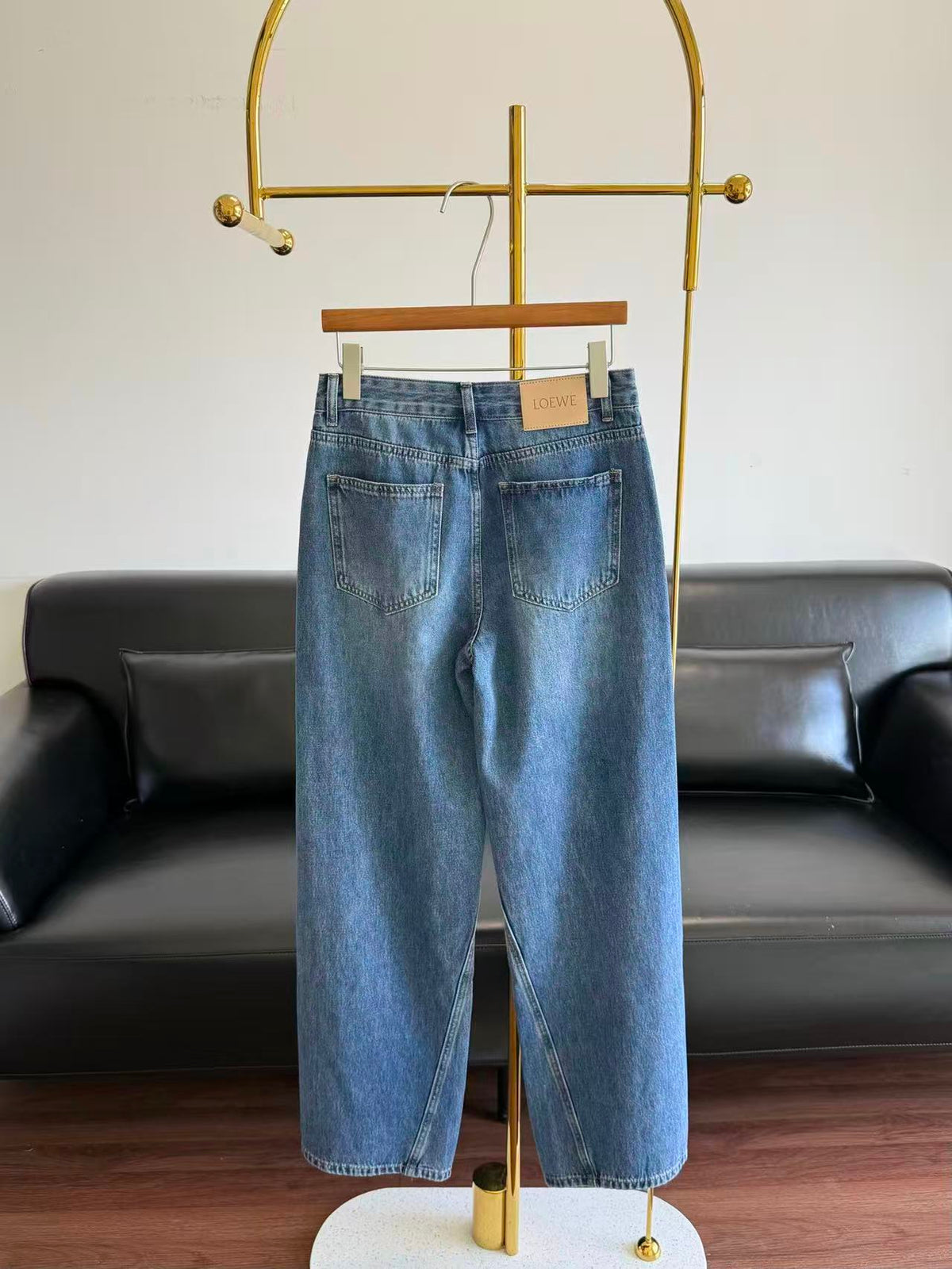 Loewe 2026 Wide-Leg Jeans Blue Denim