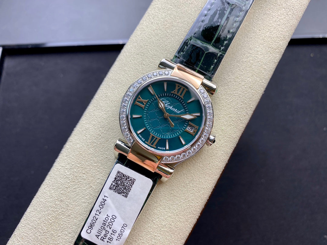 Impepiale 36mm Diamond Green Dial