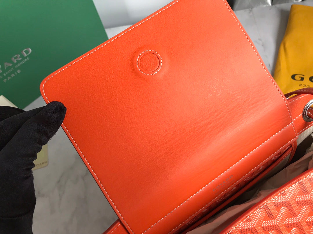 Goyard Rouette Souple Bag 31cm Orange Canvas & Calfskin