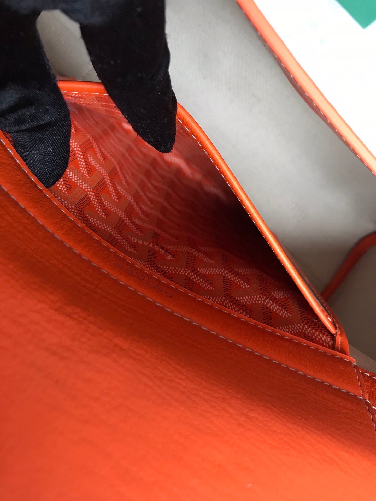 Goyard Rouette Souple Bag 31cm Orange Canvas & Calfskin