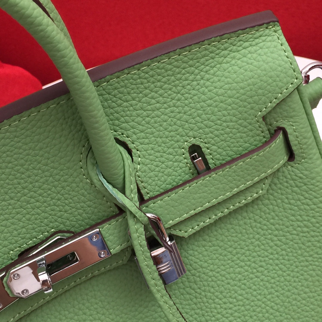 HM BIRKIN 30 CM BAG FERN CALFSKIN SILVER HARDWARE