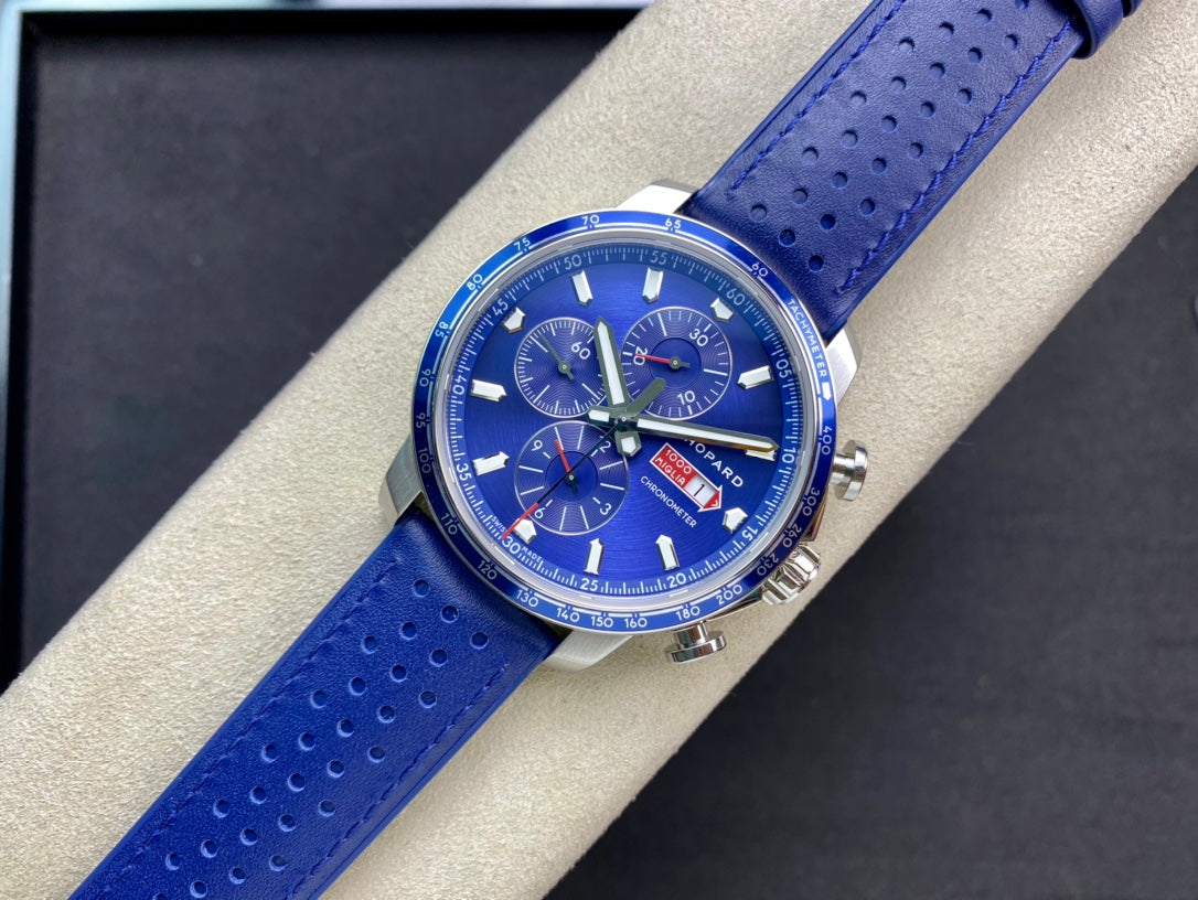 Mille Miglia 44mm Blue Leather