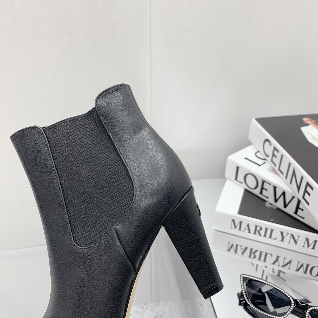 CC 26s Chelsea Boots 8cm Black Black Leather 162841