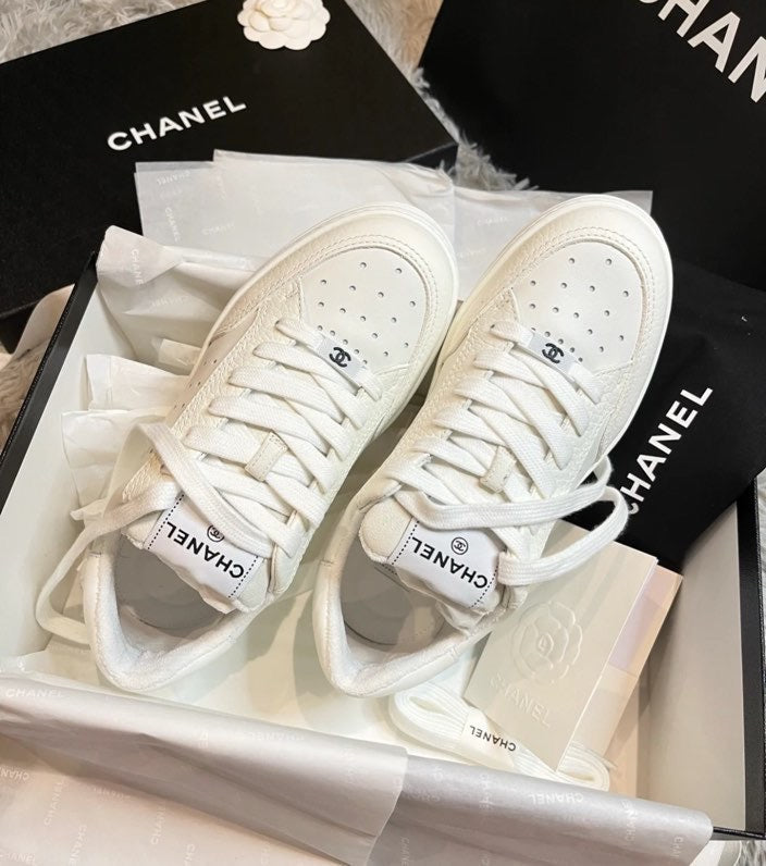 CC 22A Sneaker White Calfskin & Rubber 413920