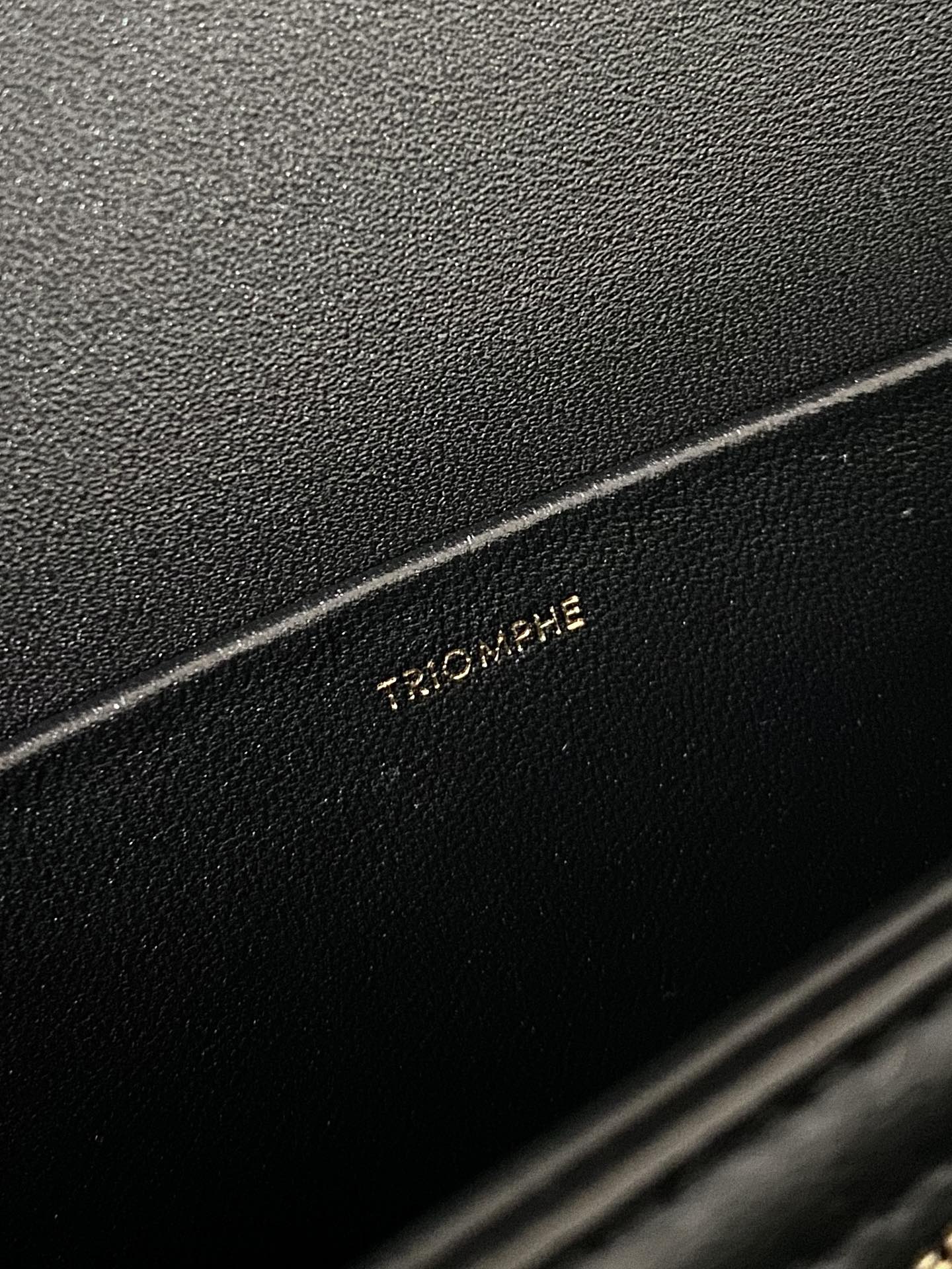 CLASSIQUE TRIOMPHE 22 ALL BLACK CALFSKIN