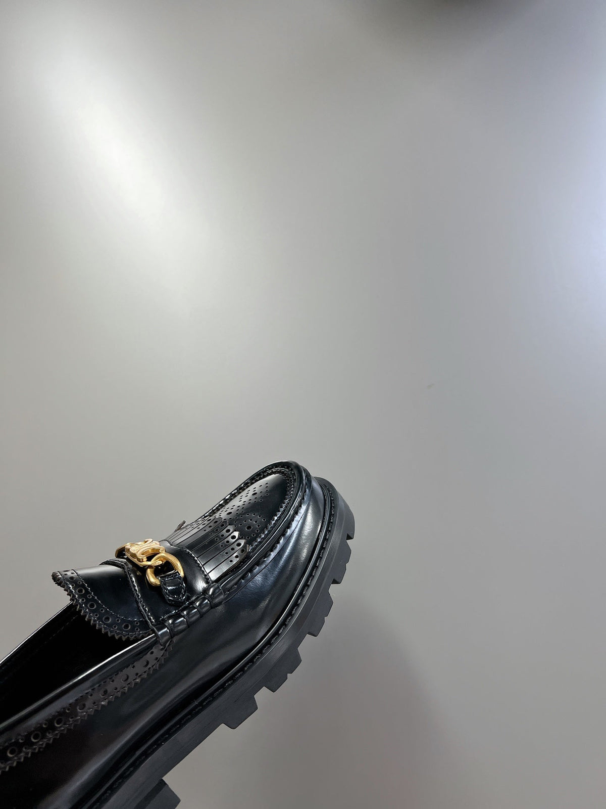 CE 26s Margaret Loafers 3.5cm Black Leather 131452