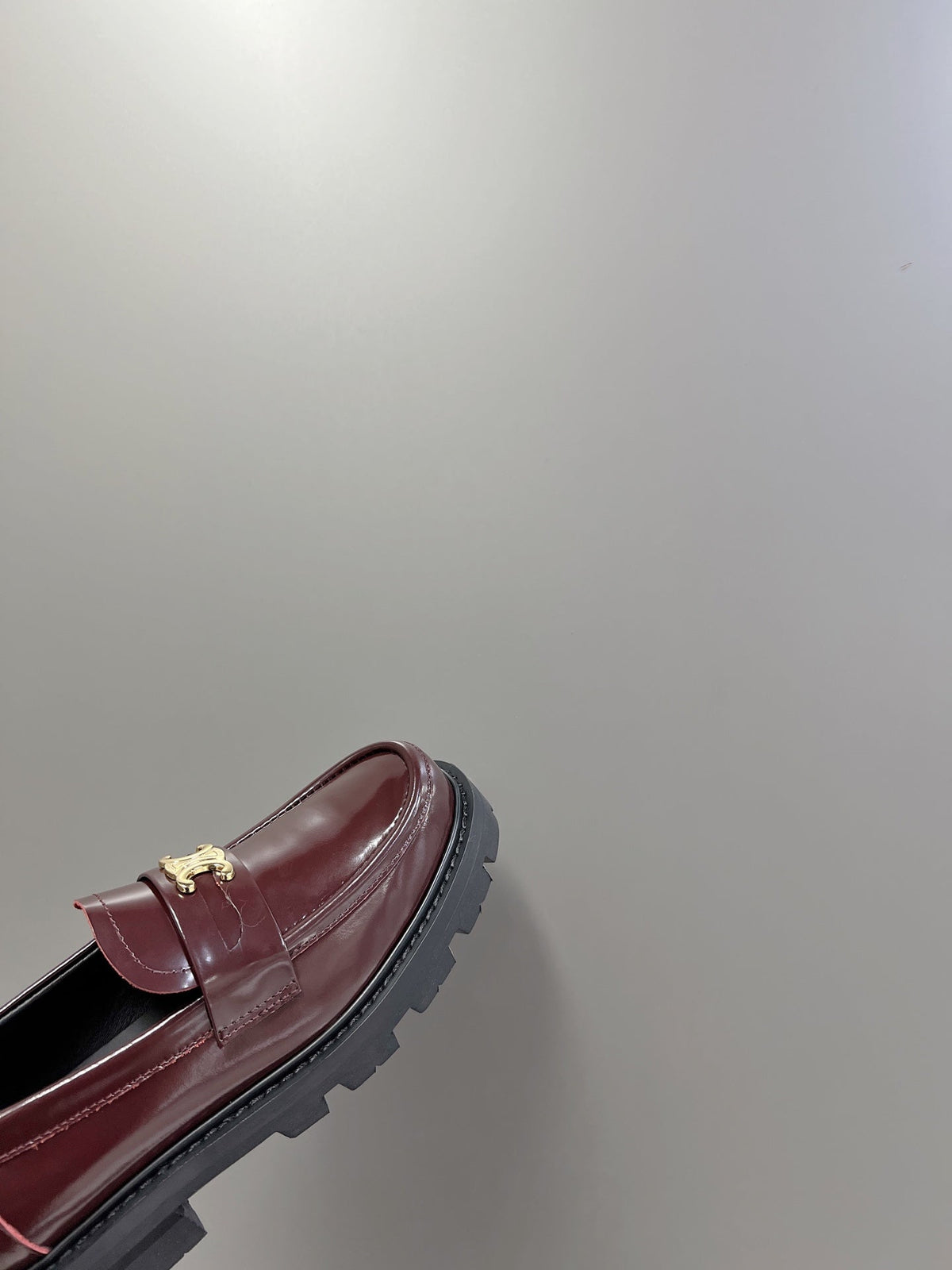 CE 26s Margaret Loafers 3.5cm Burgundy Leather 114192