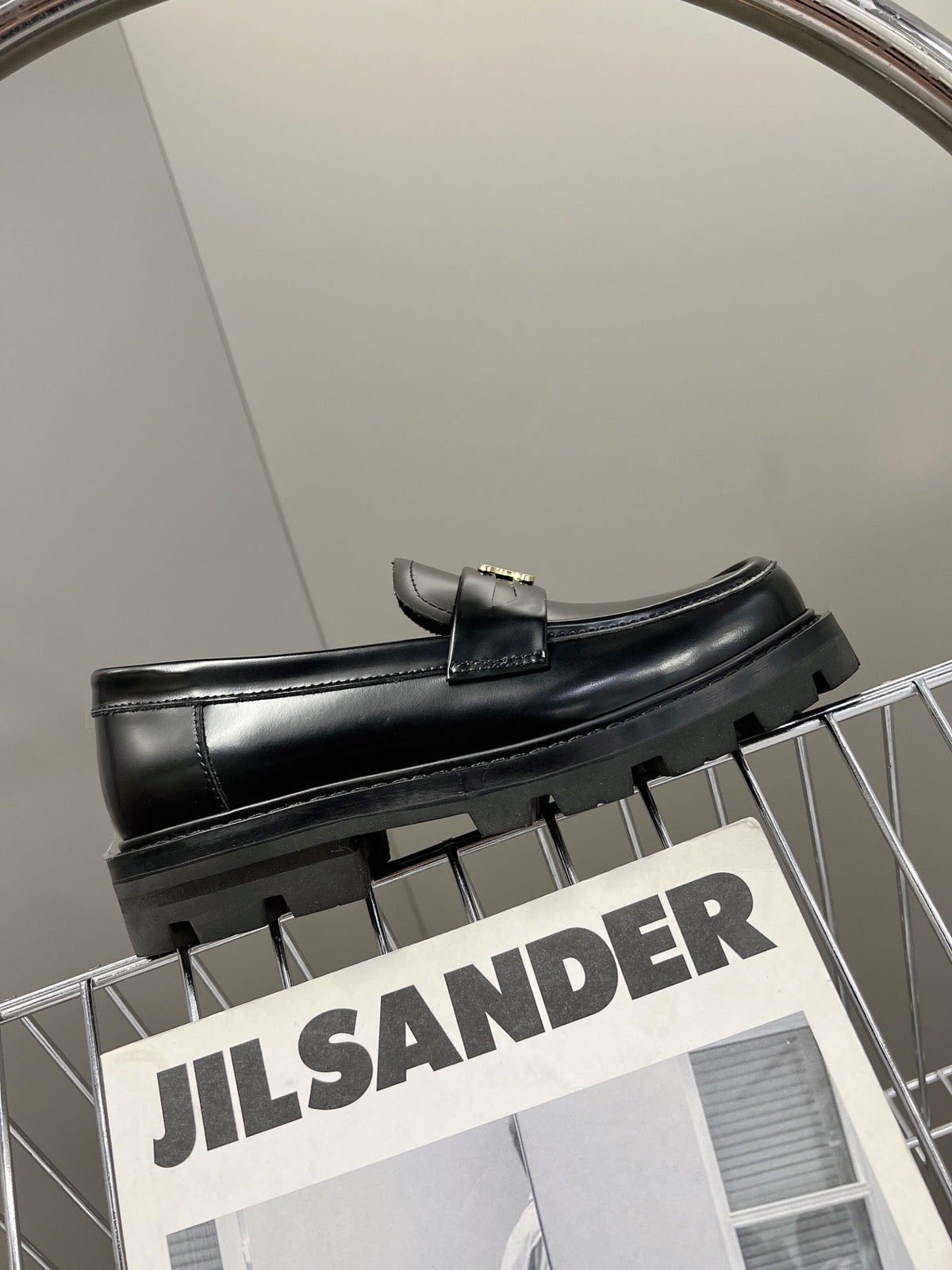 CE 26s Margaret Loafers 3.5cm Black Leather 114191