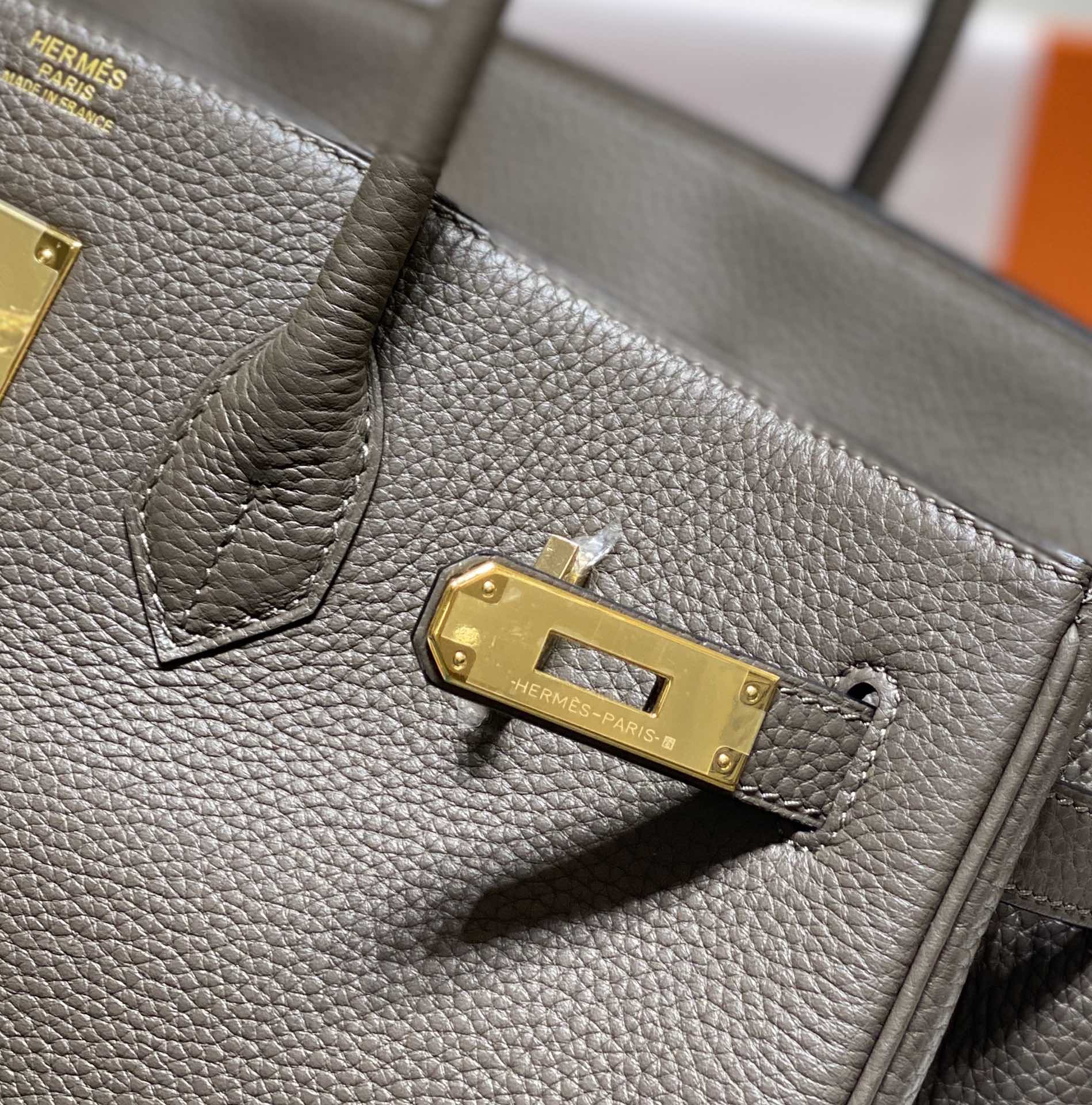 HM BIRKIN 35CM DARK GREY TOGO LEATHER GOLD HARDWARE