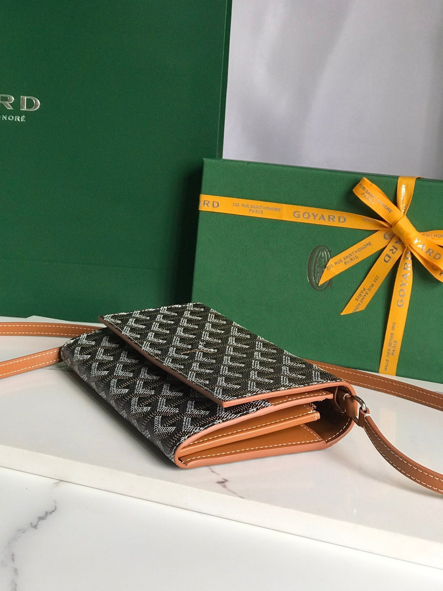 Goyard Varenne Continental Wallet 19cm Tan Canvas & Calfskin