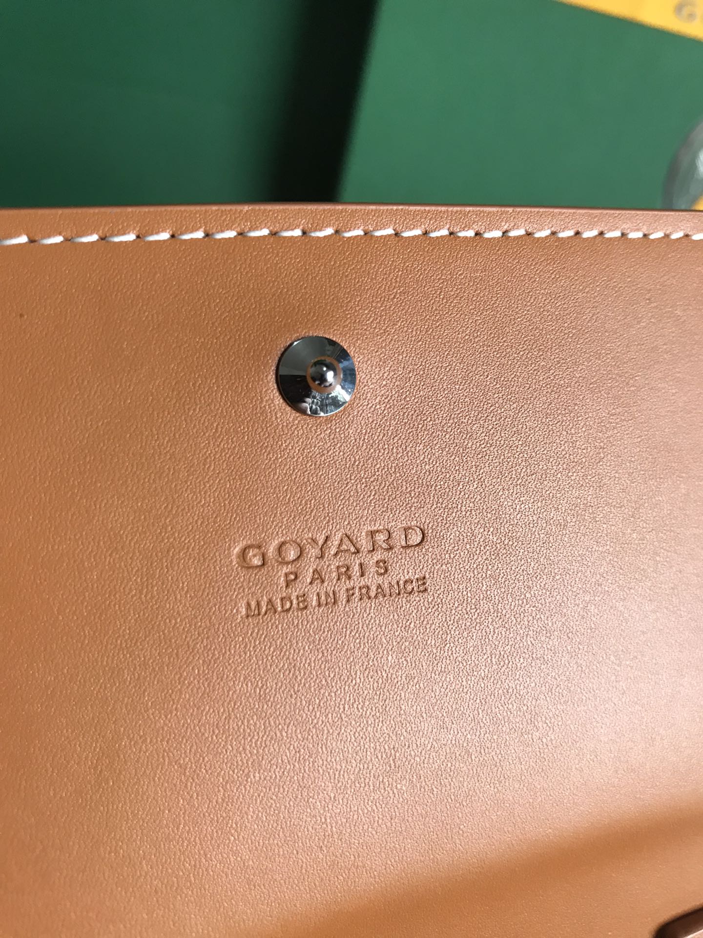 Goyard Varenne Continental Wallet 19cm Tan Canvas & Calfskin