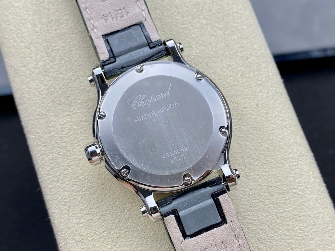 Happy Diamonds 30mm Quartz Silver White