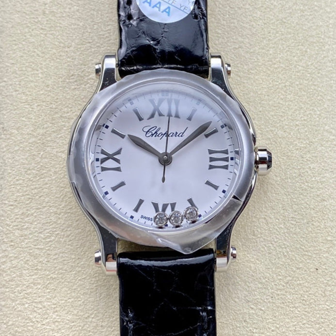 Happy Diamonds 30mm Quartz Leather