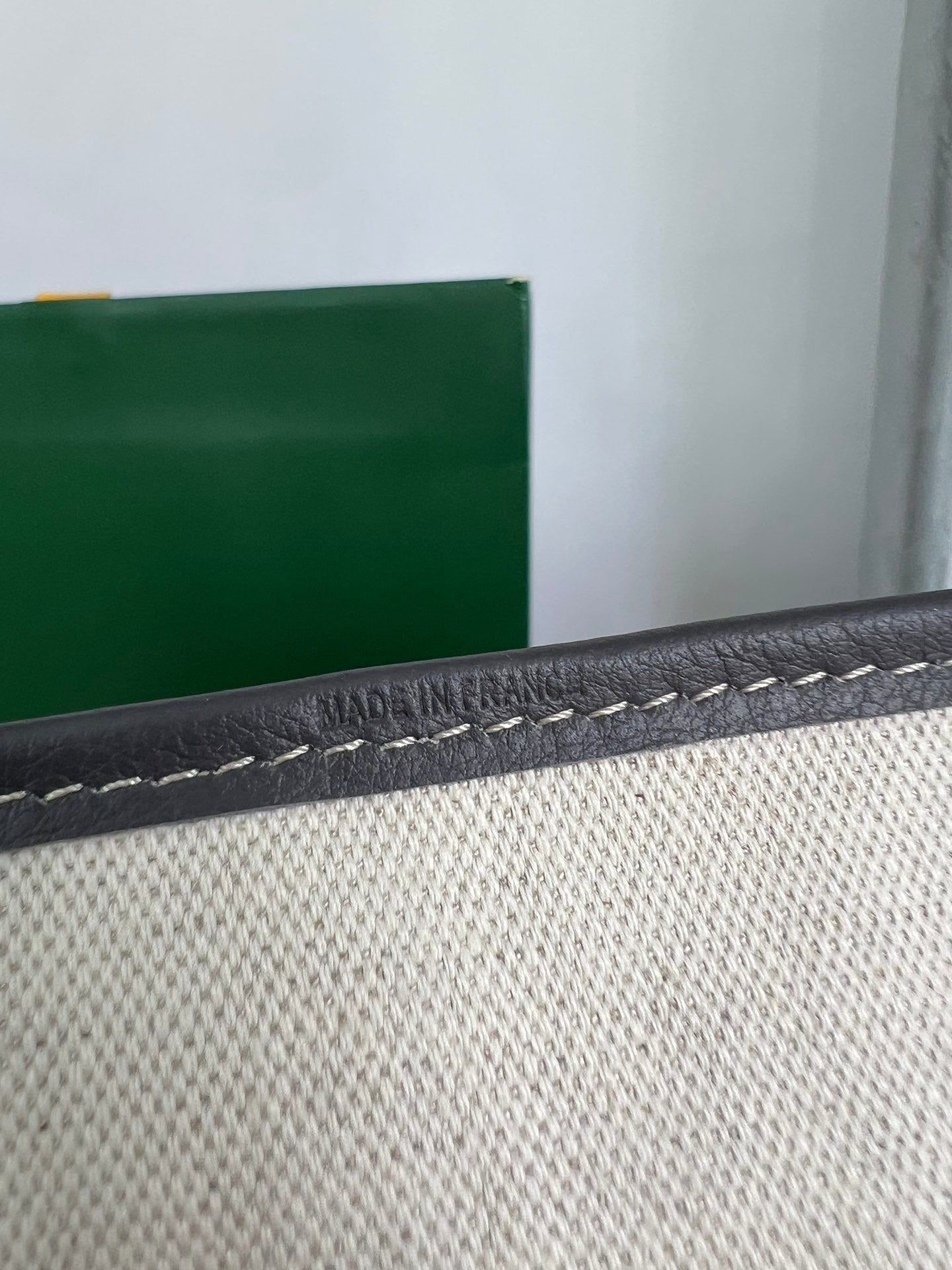Goyard Hulot Saint Louis PM Bag 39cm Grey Canvas & Calfskin