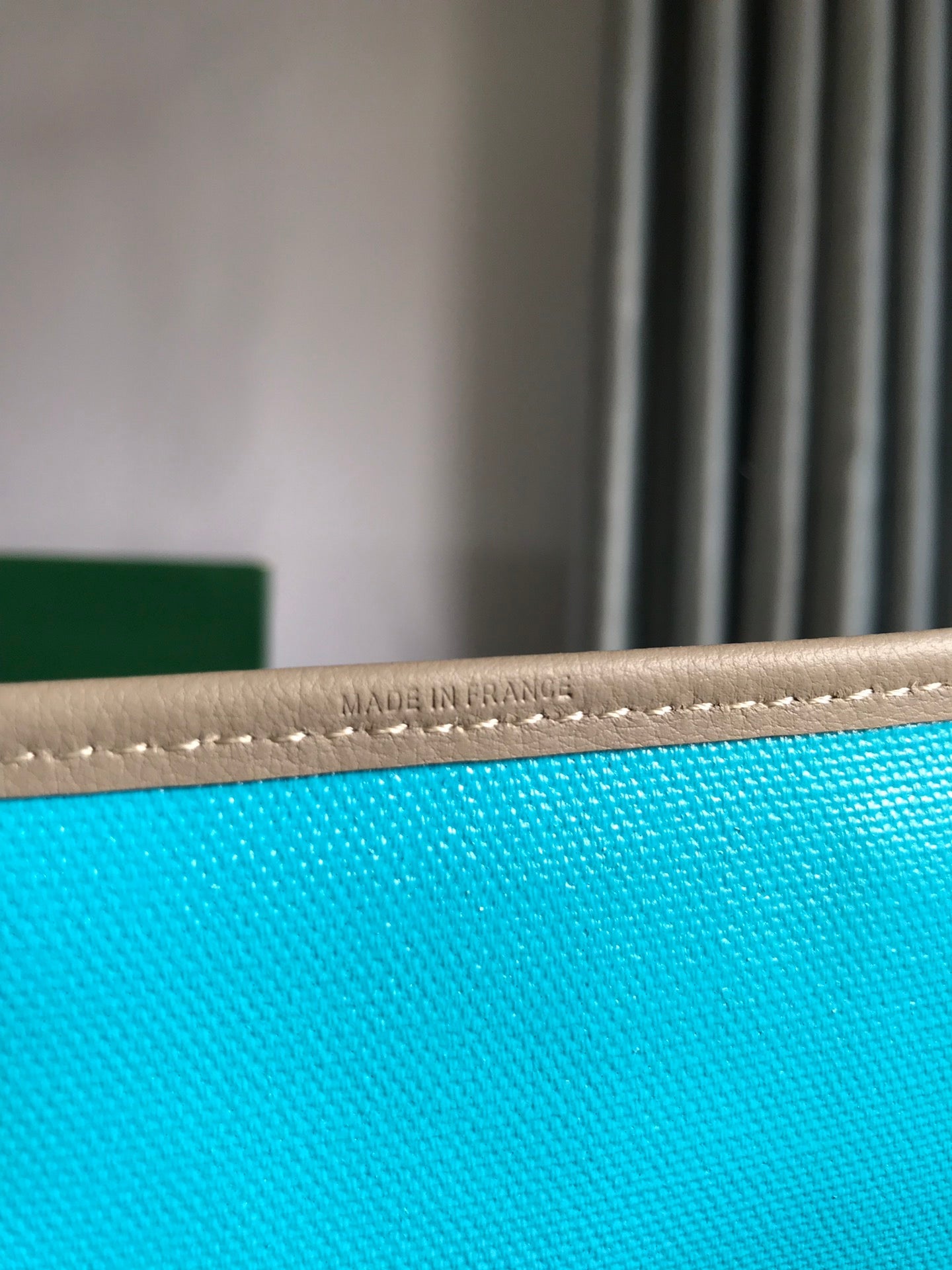 SAINT LOUIS GM 40 IN GREY MIX BLUE GOYARDINE CANVAS AND CALFSKIN