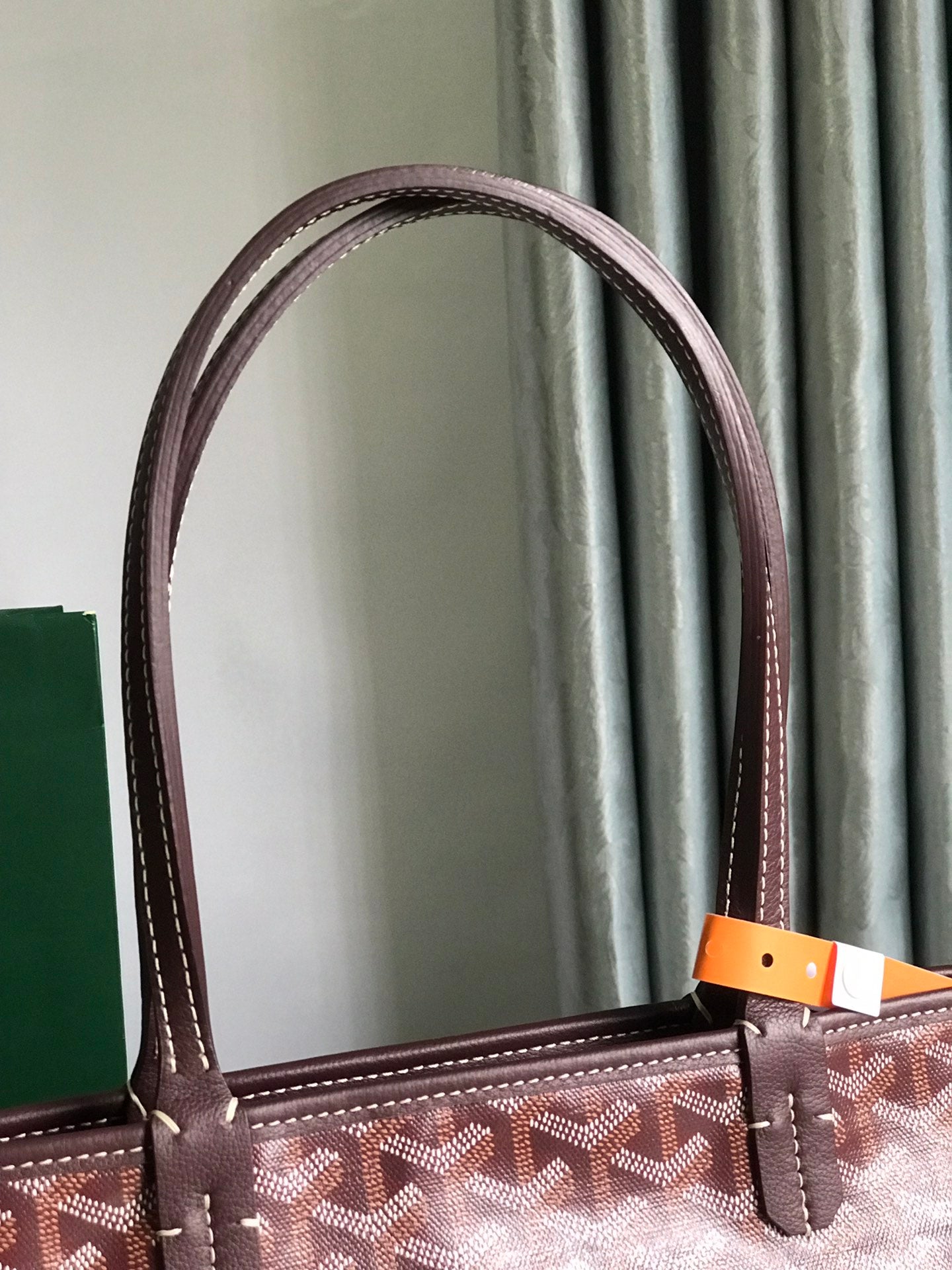 Goyard Artois Bag 30cm Burgundy Canvas & Calfskin