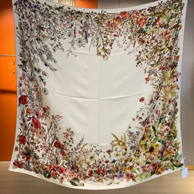 Dior 2026 Libellules Scarf 140cm Colorful Silk And Cashmere 183315