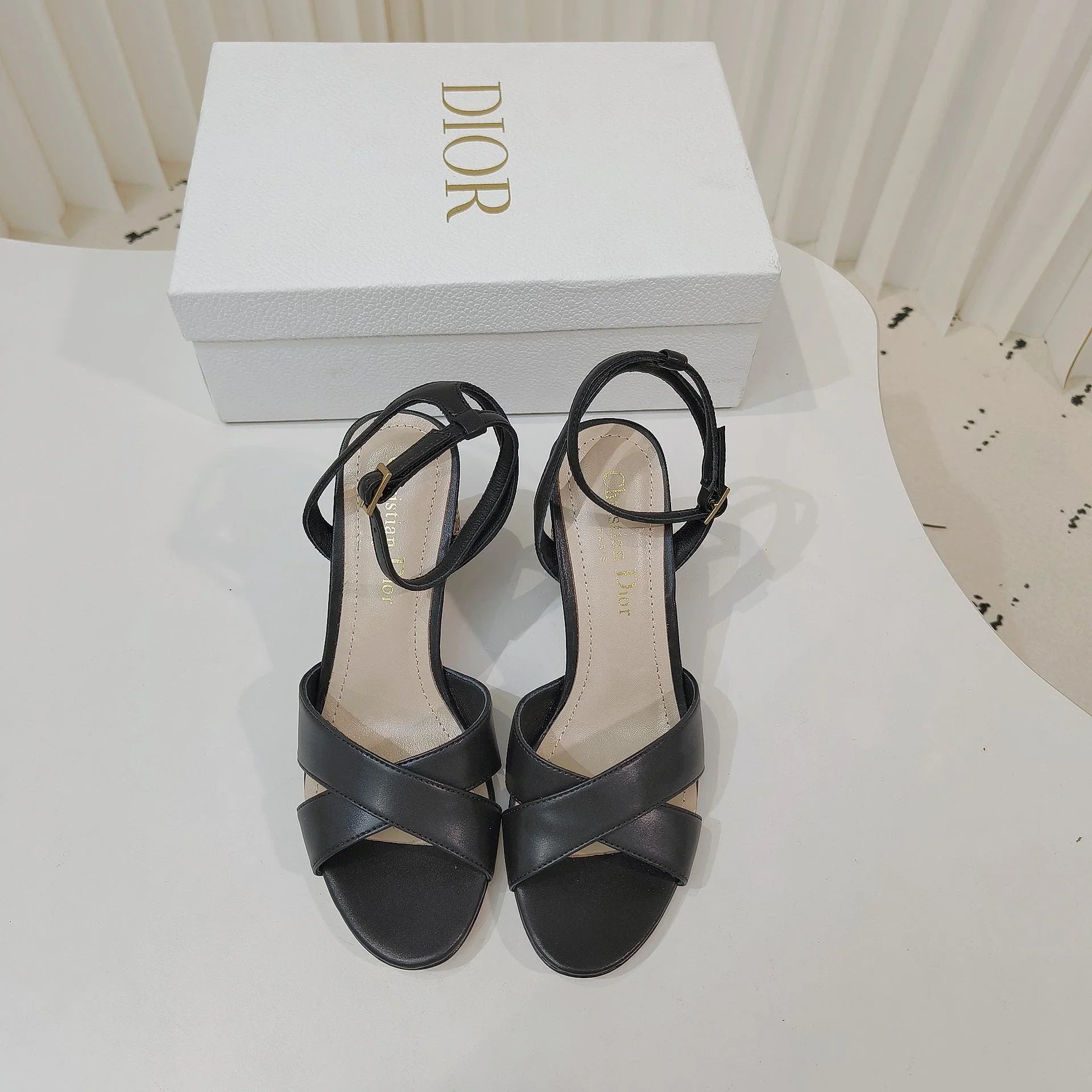 Dior 2026 Granville Heeled Sandal Lambskin 927498
