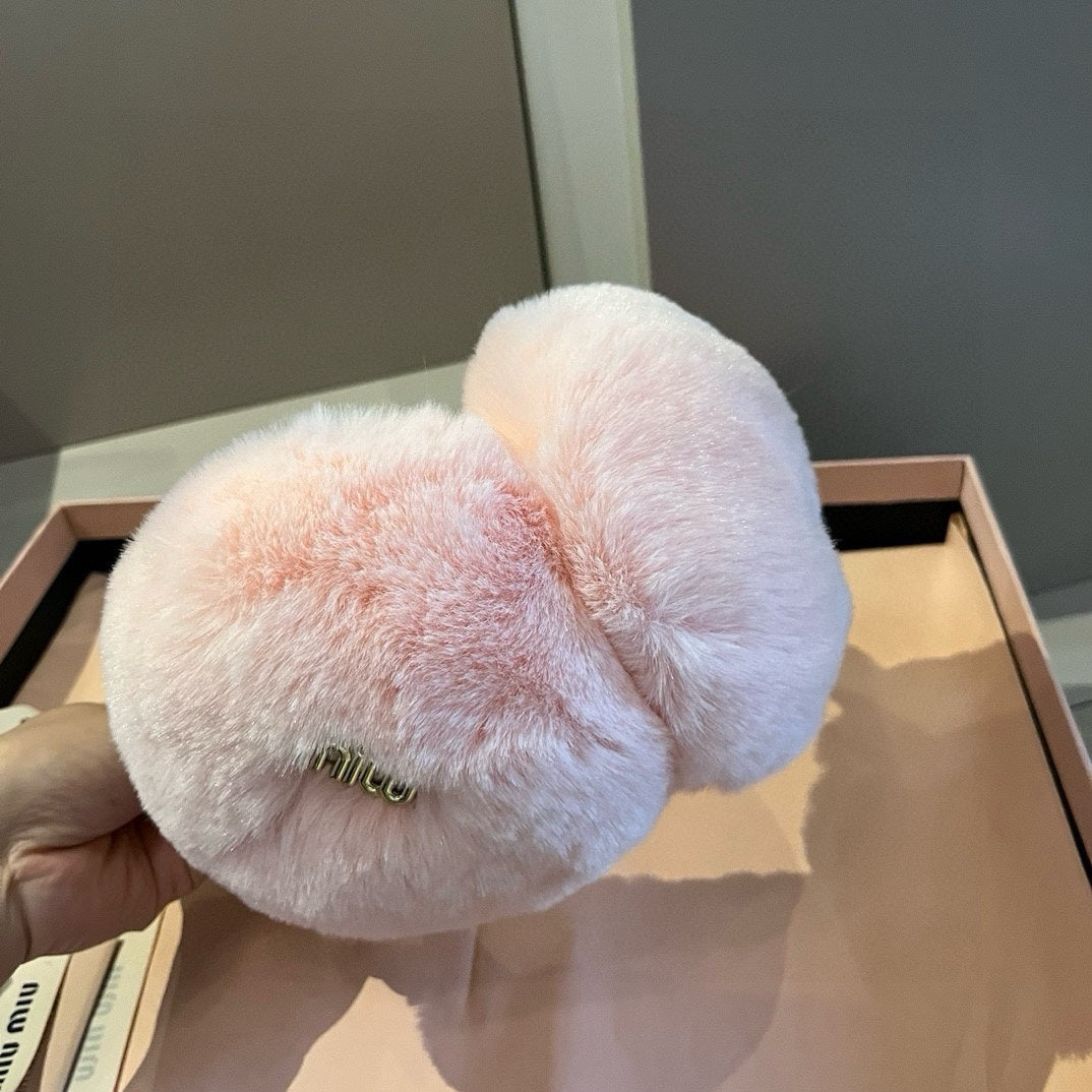 Miu Earmuffs Light Pink Fur 490481