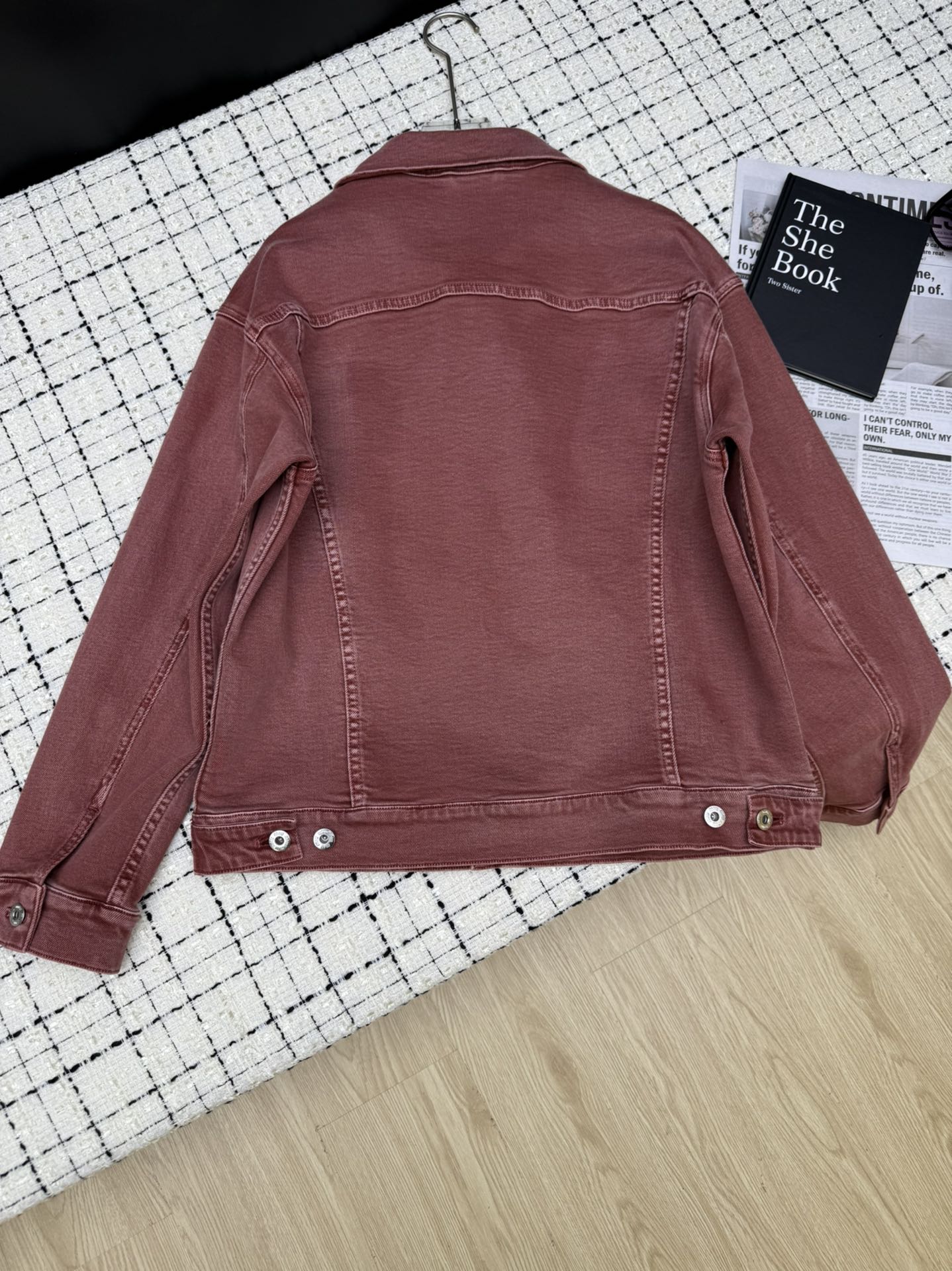 Miu Appliqué Embroidered Jacket Denim 404849
