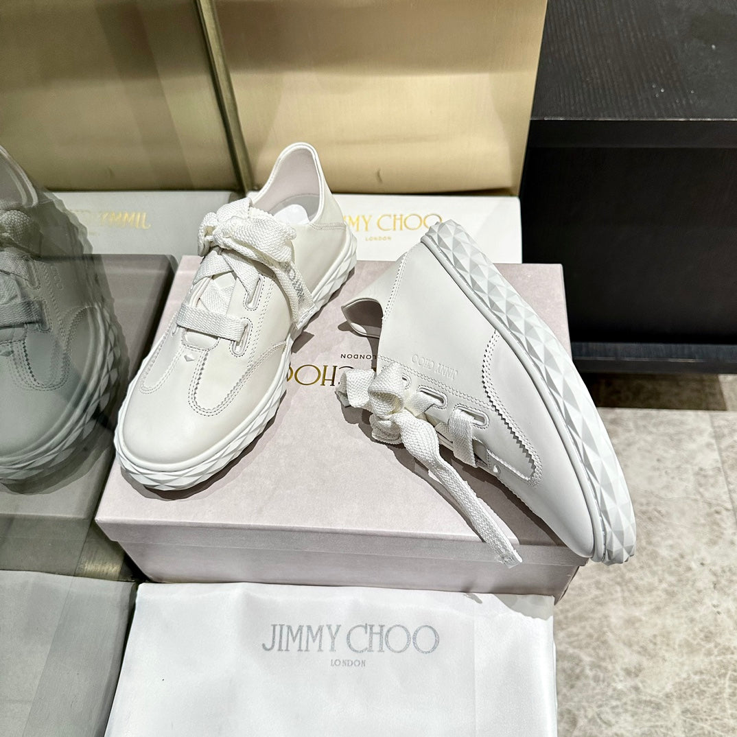 Jimmy Diamond Light Flex Sneaker White Leather 271193