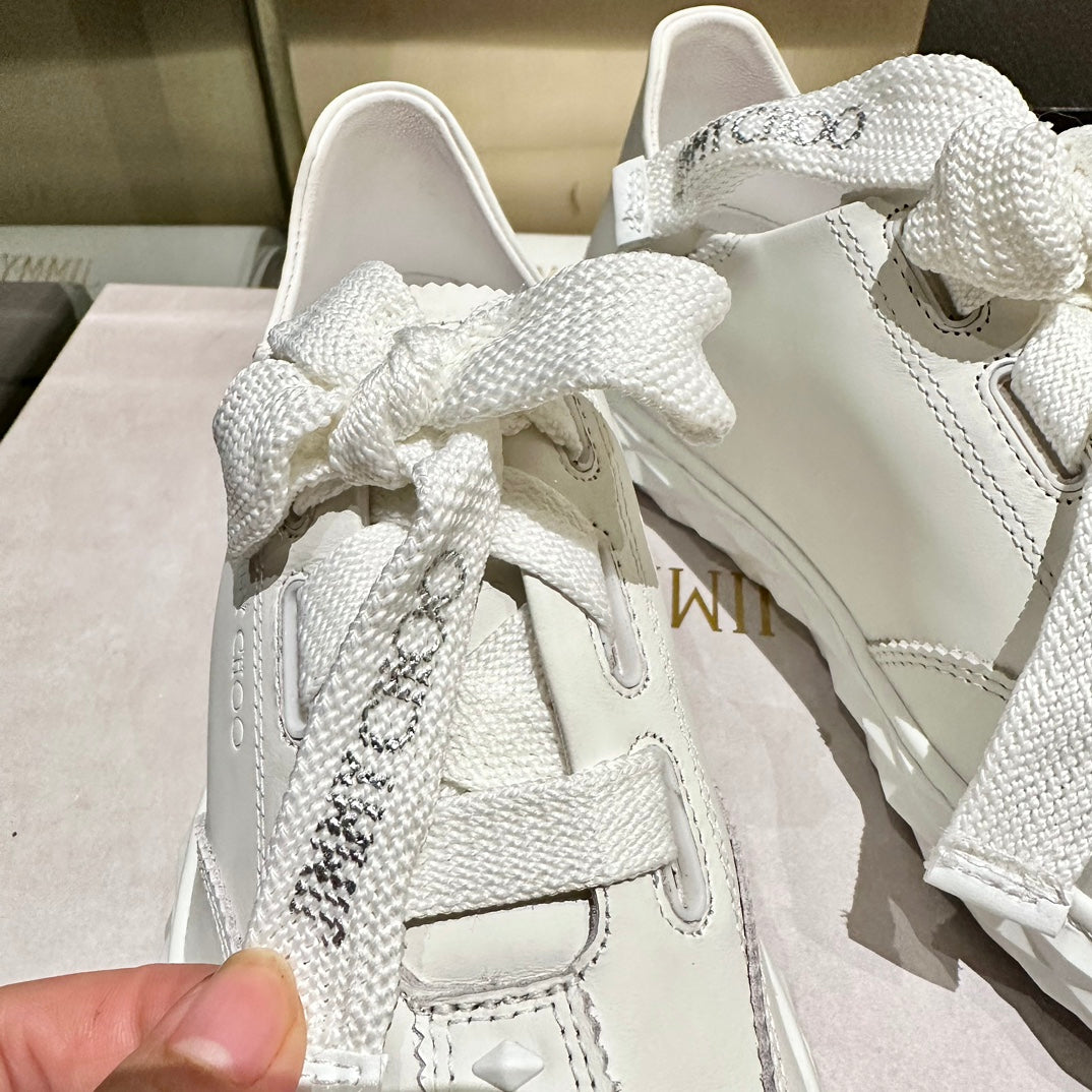 Jimmy Diamond Light Flex Sneaker White Leather 271193