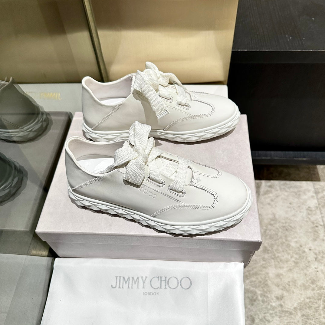 Jimmy Diamond Light Flex Sneaker White Leather 271193