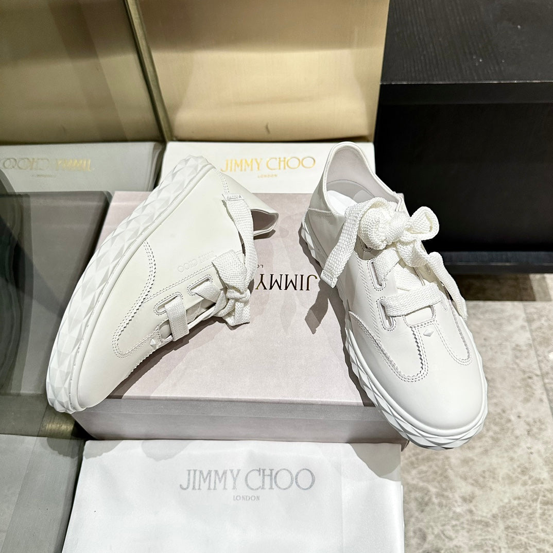 Jimmy Diamond Light Flex Sneaker White Leather 271193