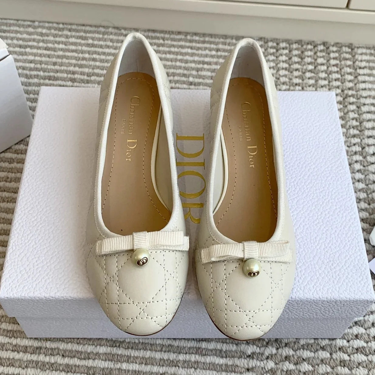 Dior 2026 Bow Pump 30mm Sheepskin 884802