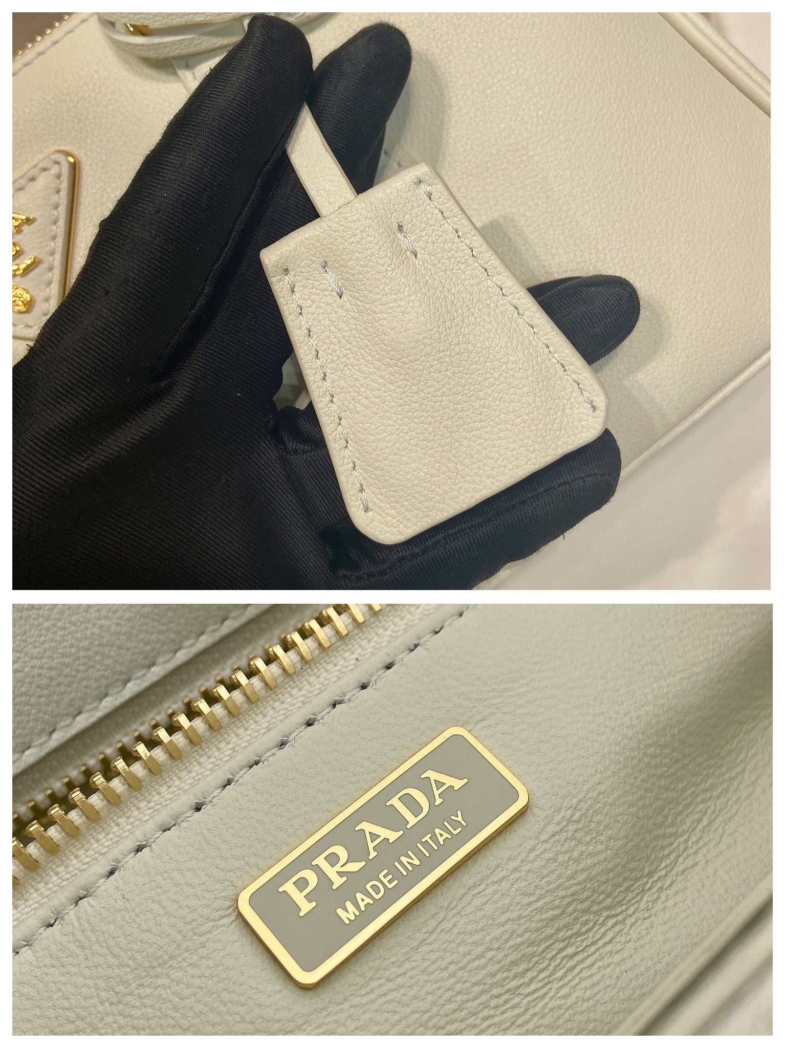 PRA New killer bag white calfskin 340497