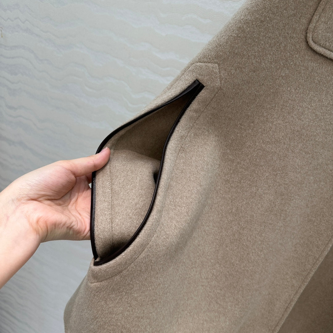 LP 25 Gilda Cape Light Beige Cashmere Wool 314023