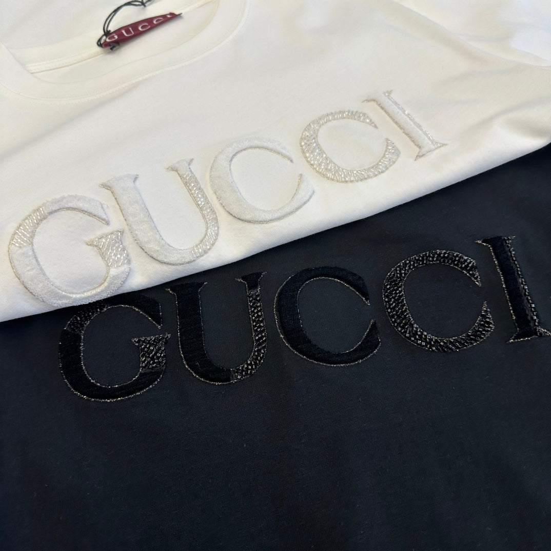 GG Short-Sleeve T-Shirt Embroidery Cotton 350855