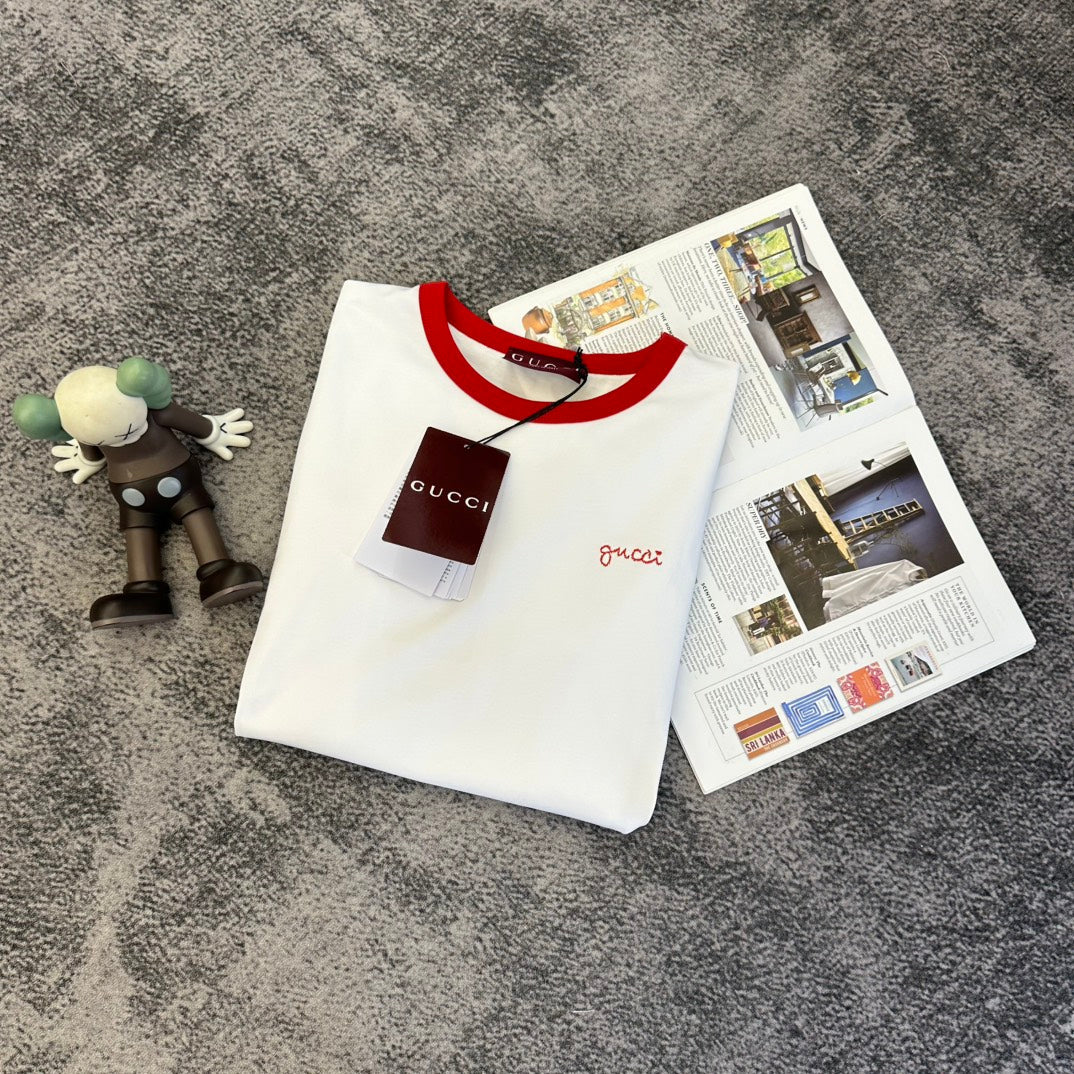 GG SS26 Short-Sleeve T-Shirt White Cotton 350715