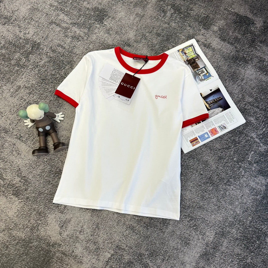 GG SS26 Short-Sleeve T-Shirt White Cotton 350715