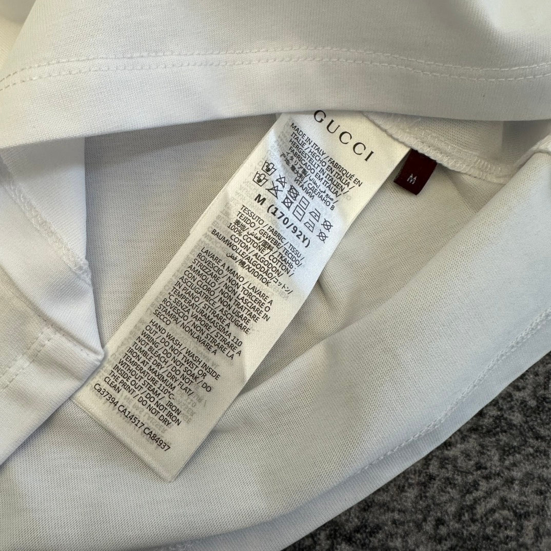 GG SS26 Short-Sleeve T-Shirt White Cotton 350715
