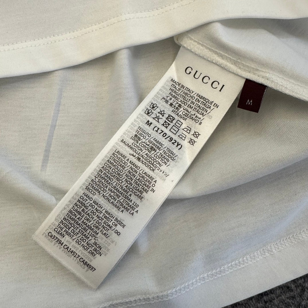 GG SS26 Short-Sleeve T-Shirt White Cotton 350719