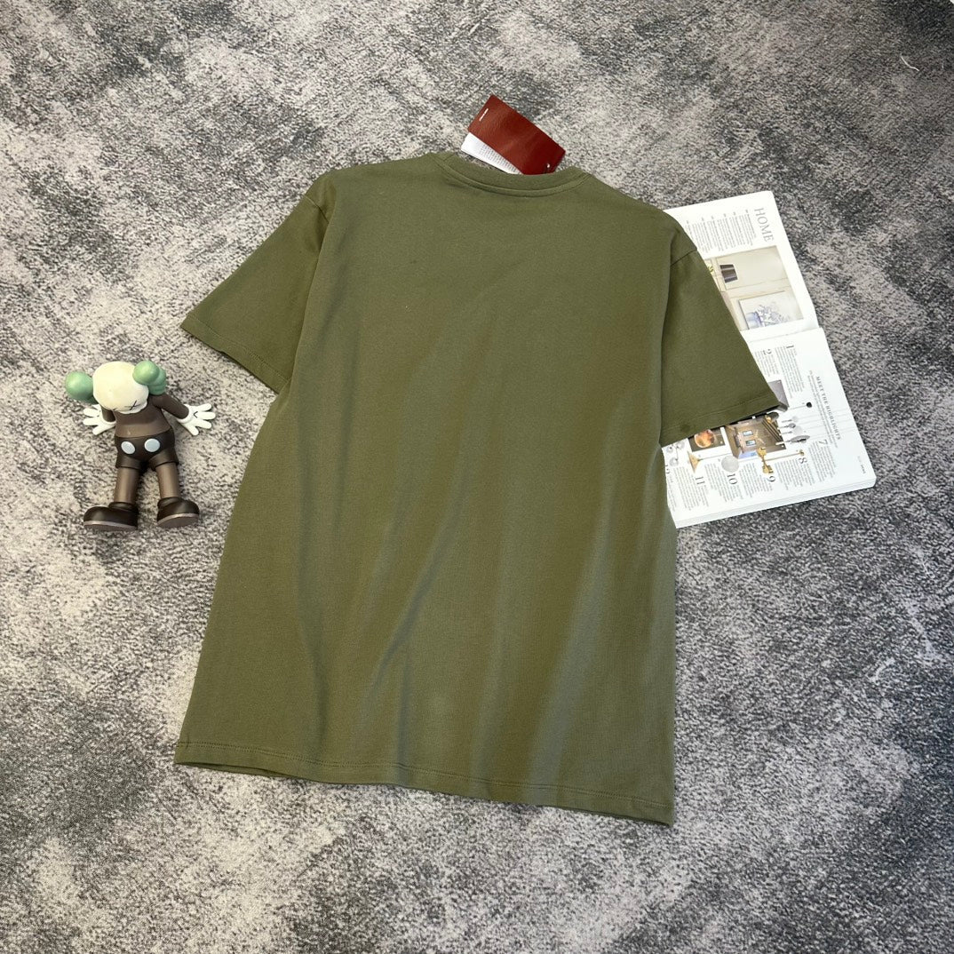 GG SS26 Oversized T-shirt Forest Green Cotton 350773