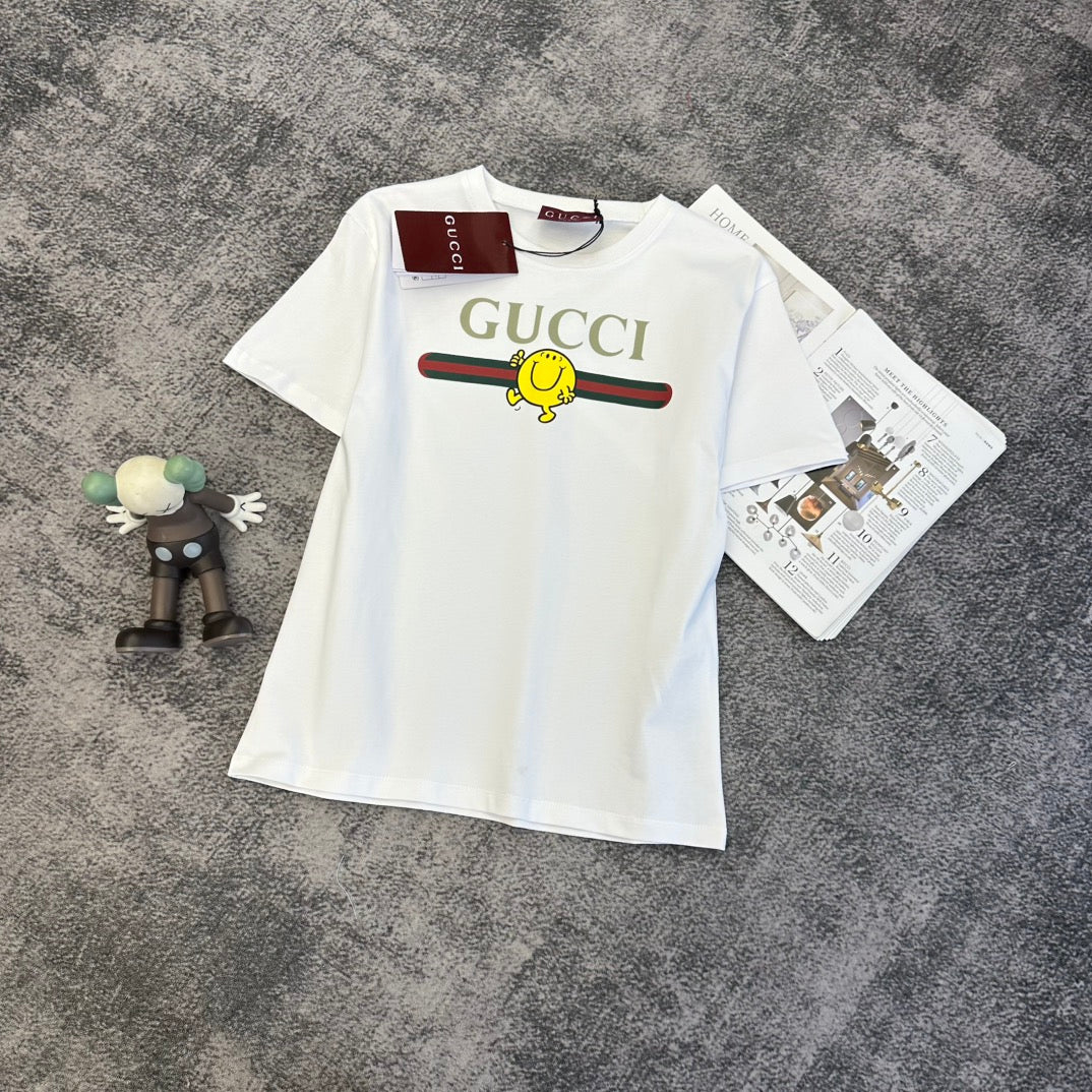 GG SS26  Short-Sleeve T-Shirt White Cotton 350766