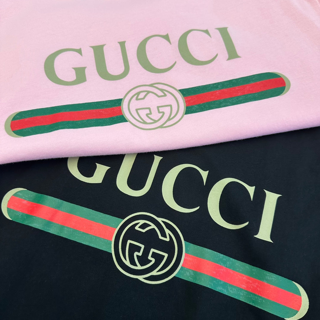 GG SS26 Short-Sleeve T-Shirt Logo-print Cotton 350762