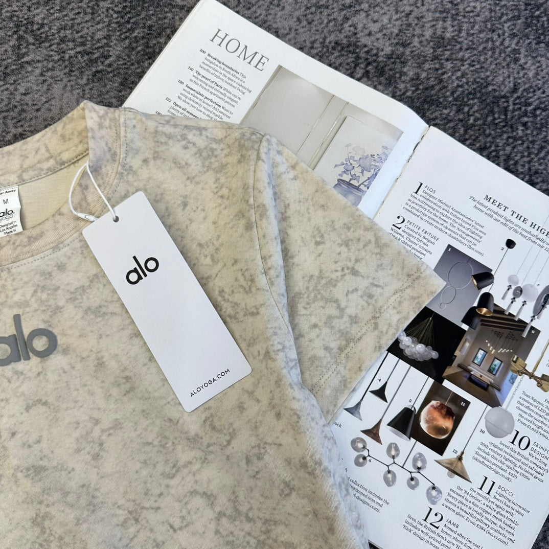 Alo SS26 Yoga Logo T-shirt Cotton 350617
